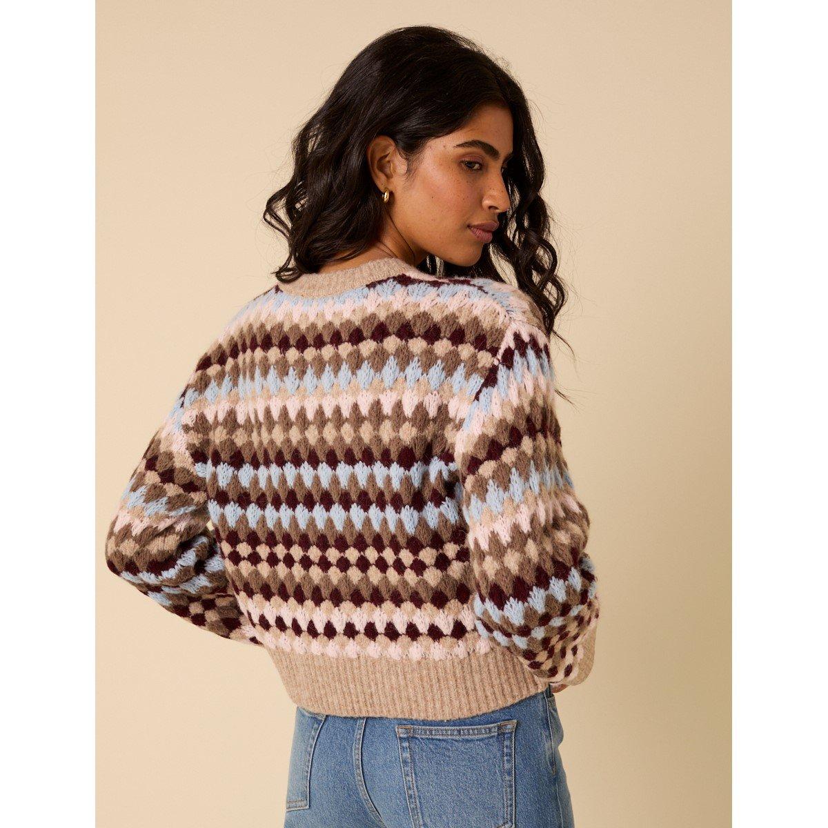 Multi - Nobodys Child - NC Texture Stripe Jumper - 2