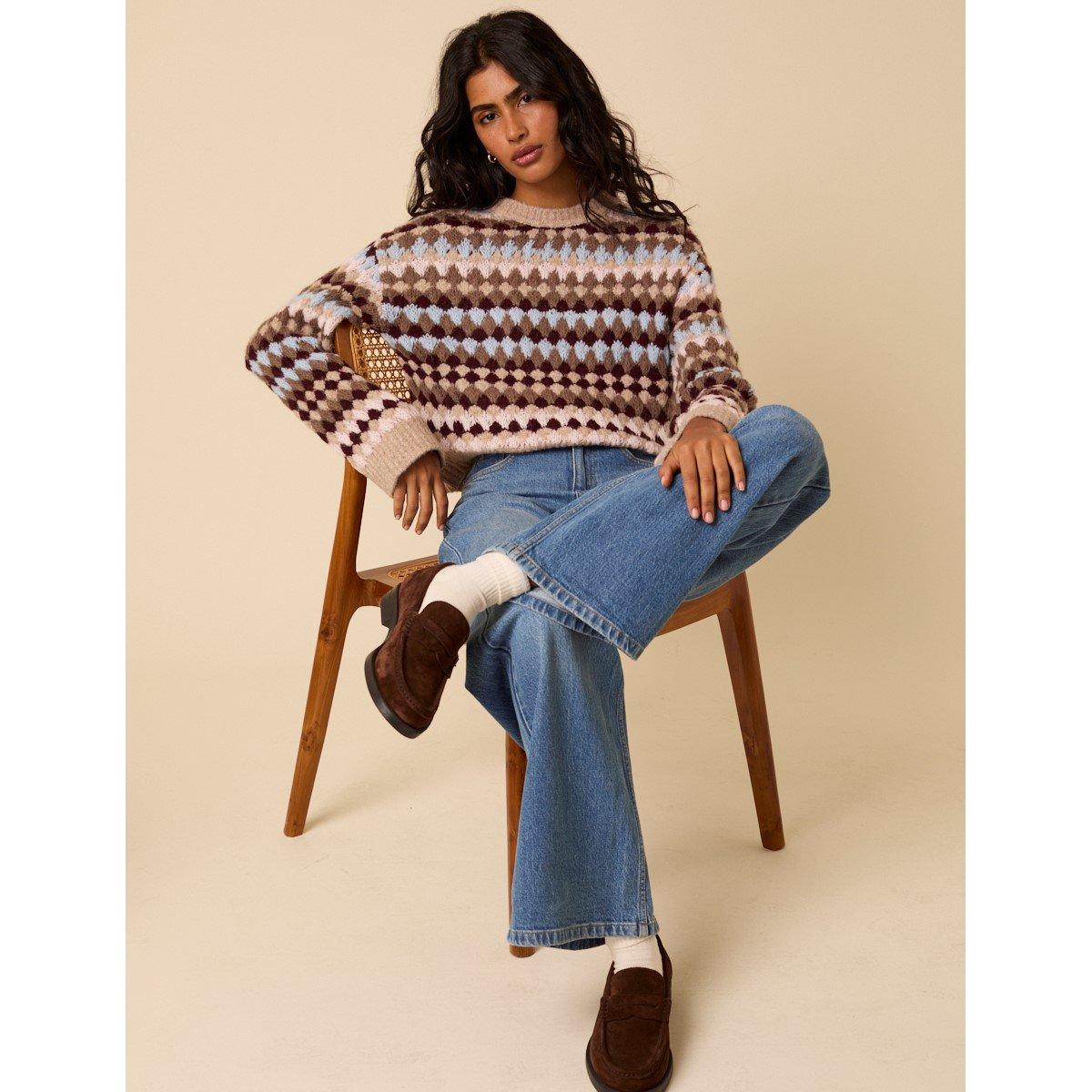 Multi - Nobodys Child - NC Texture Stripe Jumper - 5