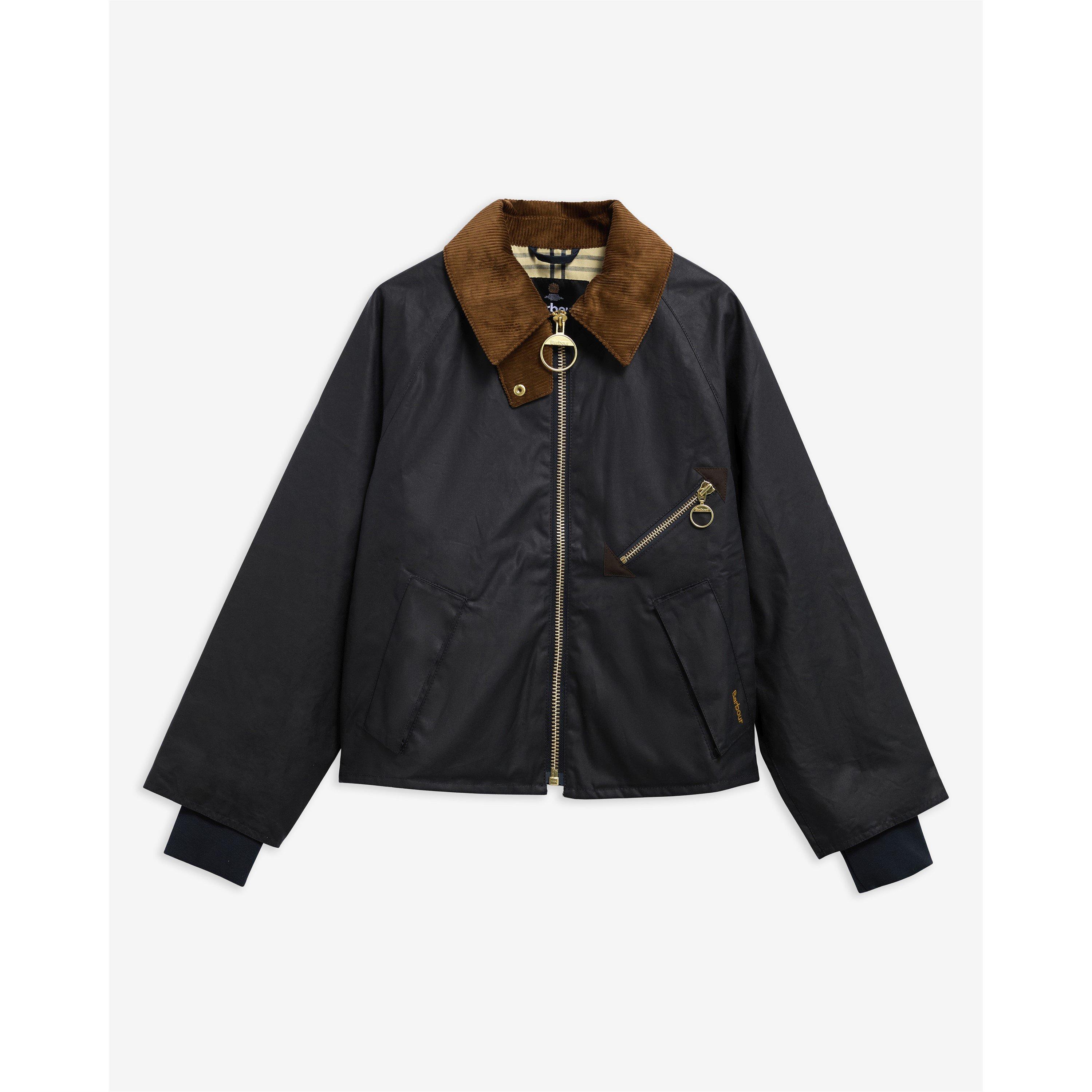 Barbour Women's Arlene Cotton Long Sleeve Full Zip Wax Jacket