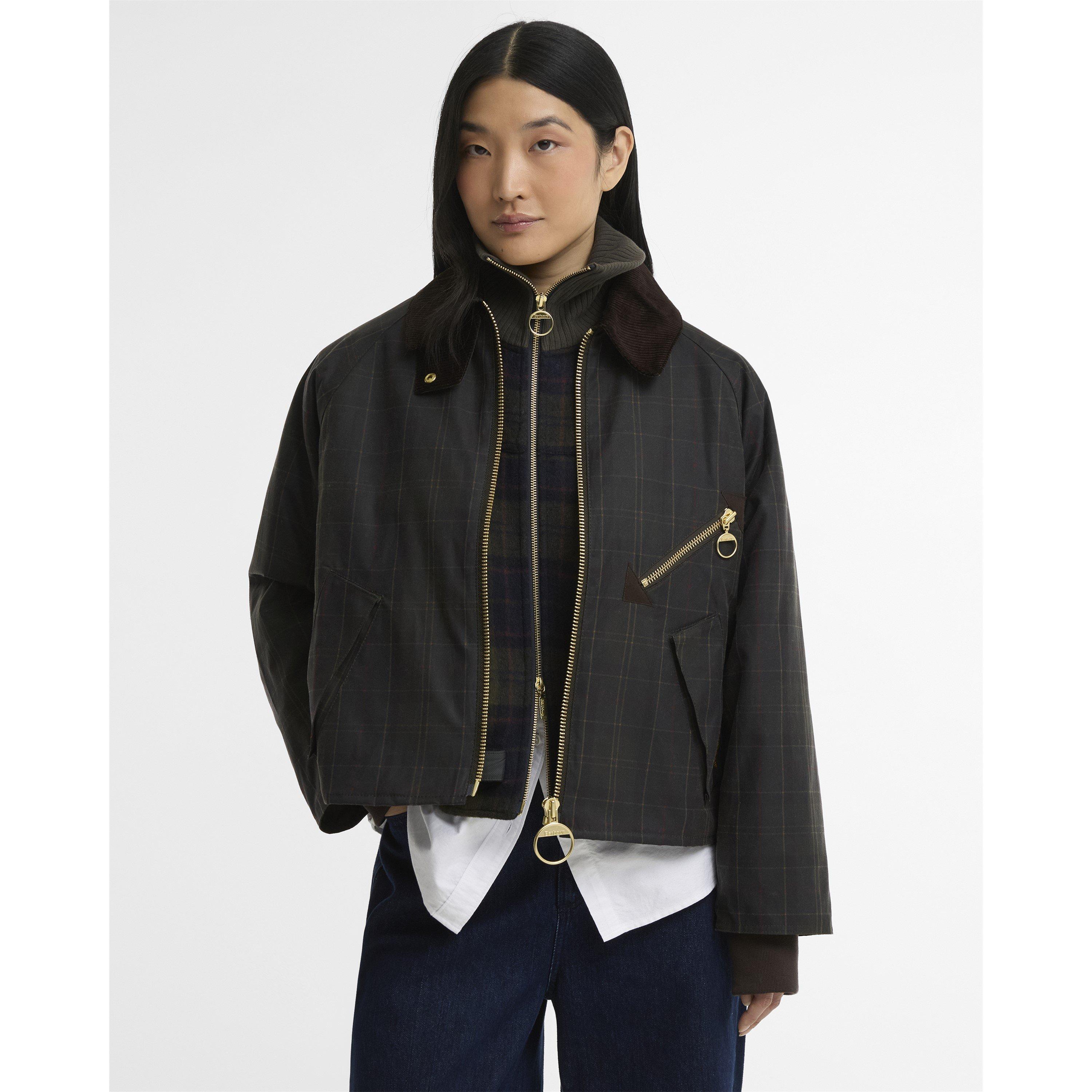 Shadow Classic - Barbour - Women's Arlene Cotton Long Sleeve Full Zip Wax Jacket - 2