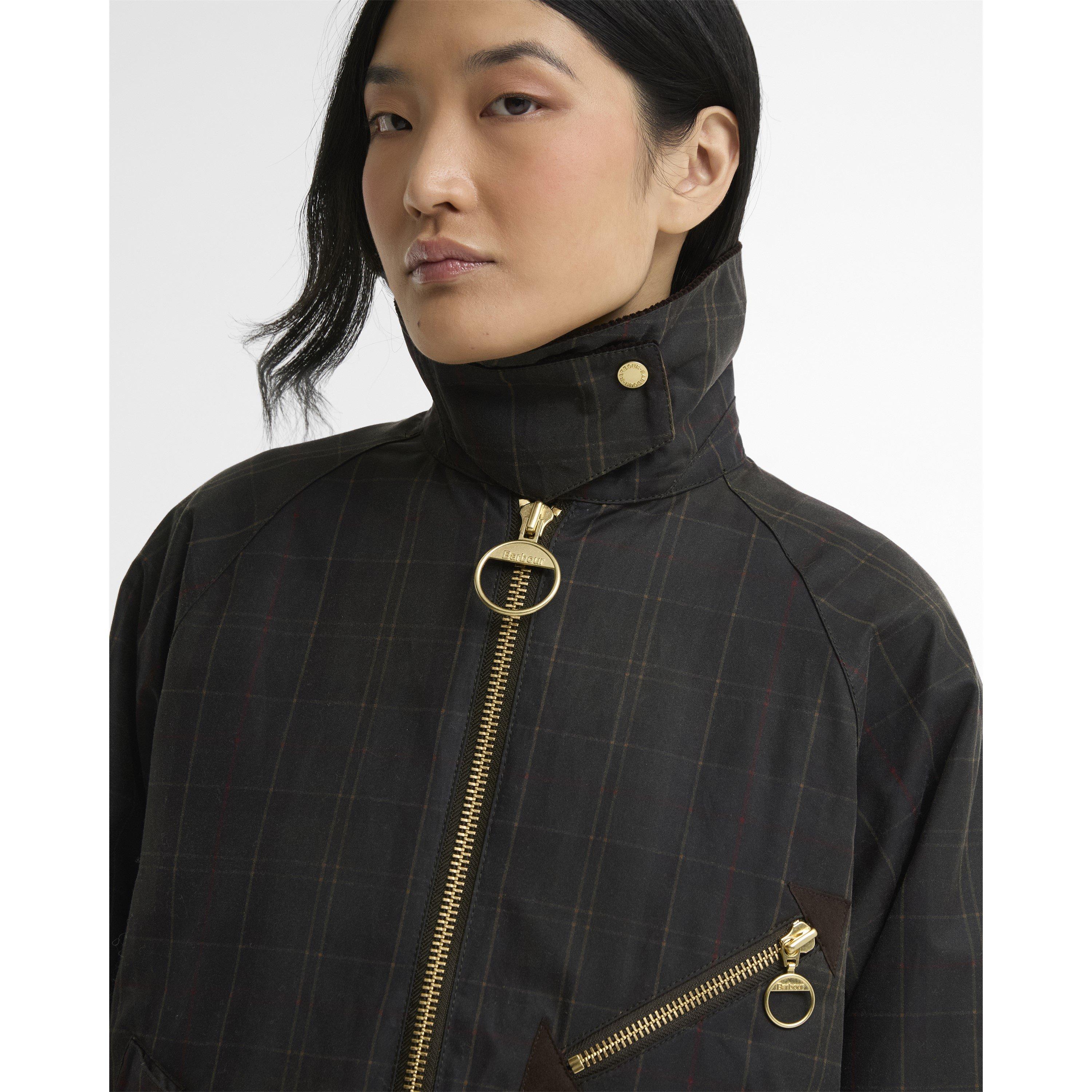 Shadow Classic - Barbour - Women's Arlene Cotton Long Sleeve Full Zip Wax Jacket - 4
