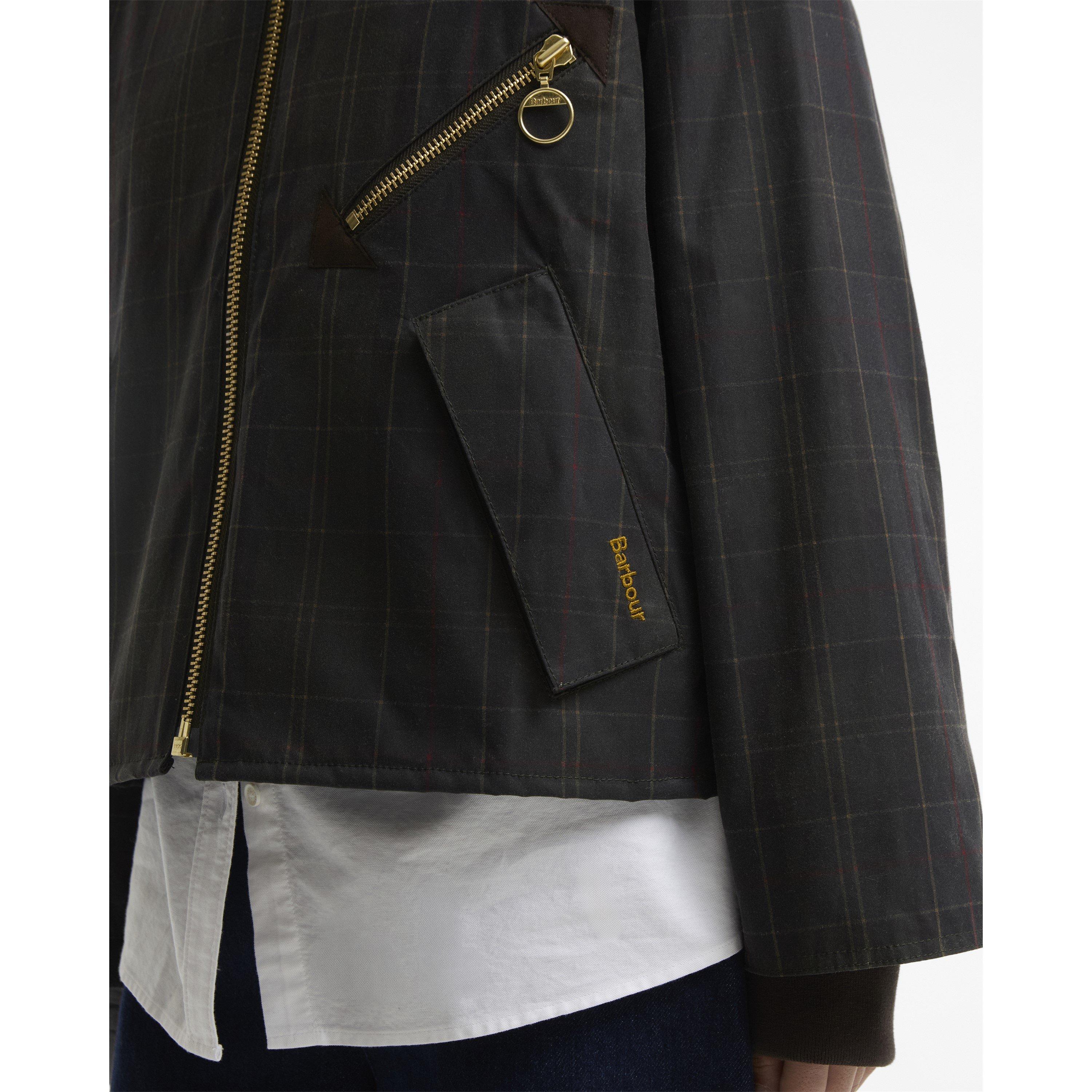 Shadow Classic - Barbour - Women's Arlene Cotton Long Sleeve Full Zip Wax Jacket - 8