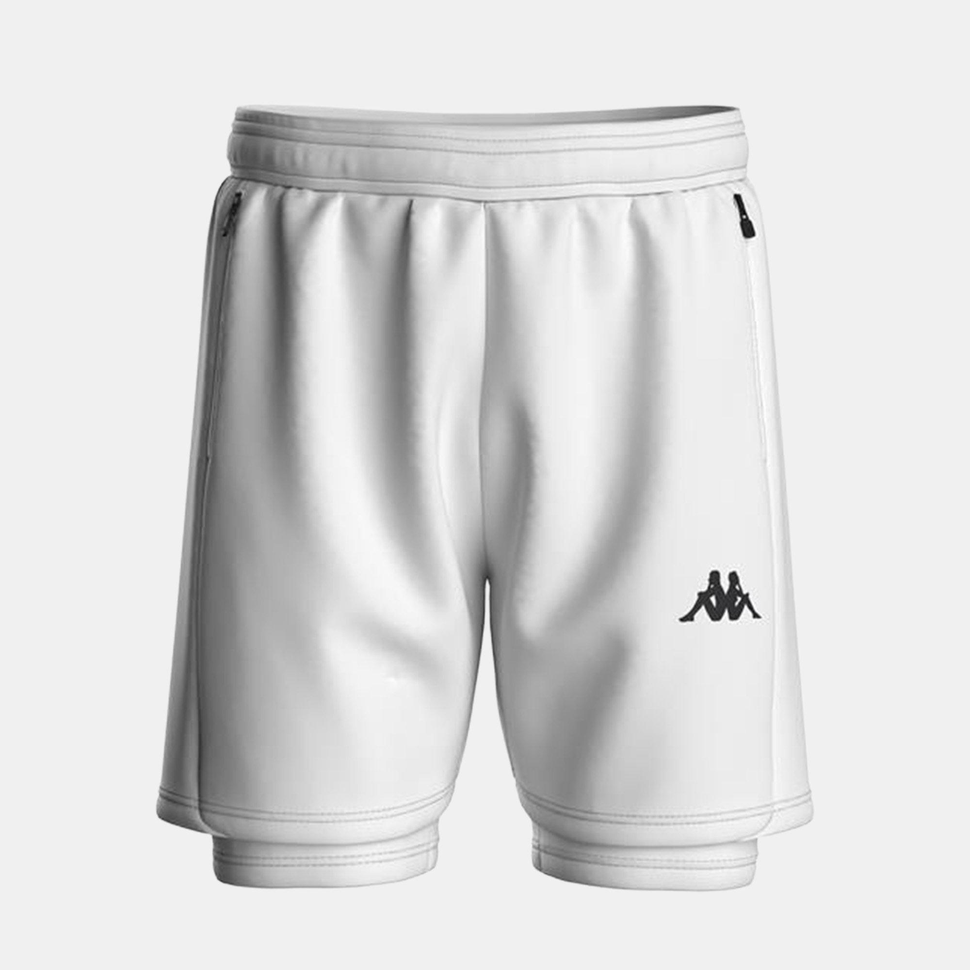 White - Kappa - KA Inigo Pro Shorts Sn99