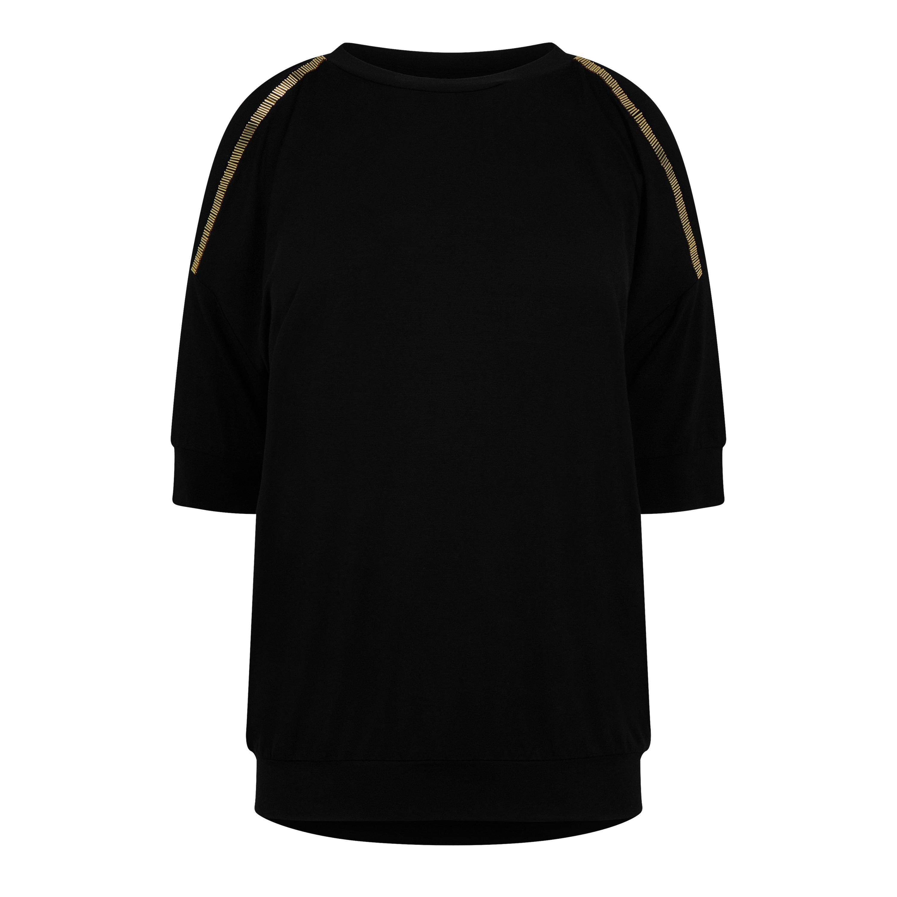 Black - Biba - Biba Cold Shoulder Jumper - 5