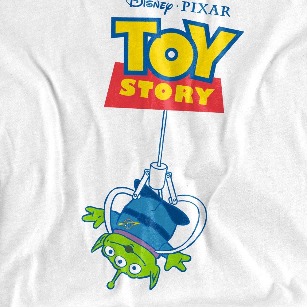 White - Disney - Toy Story Alien The Claw Logo Kids T-Shirt White - 2