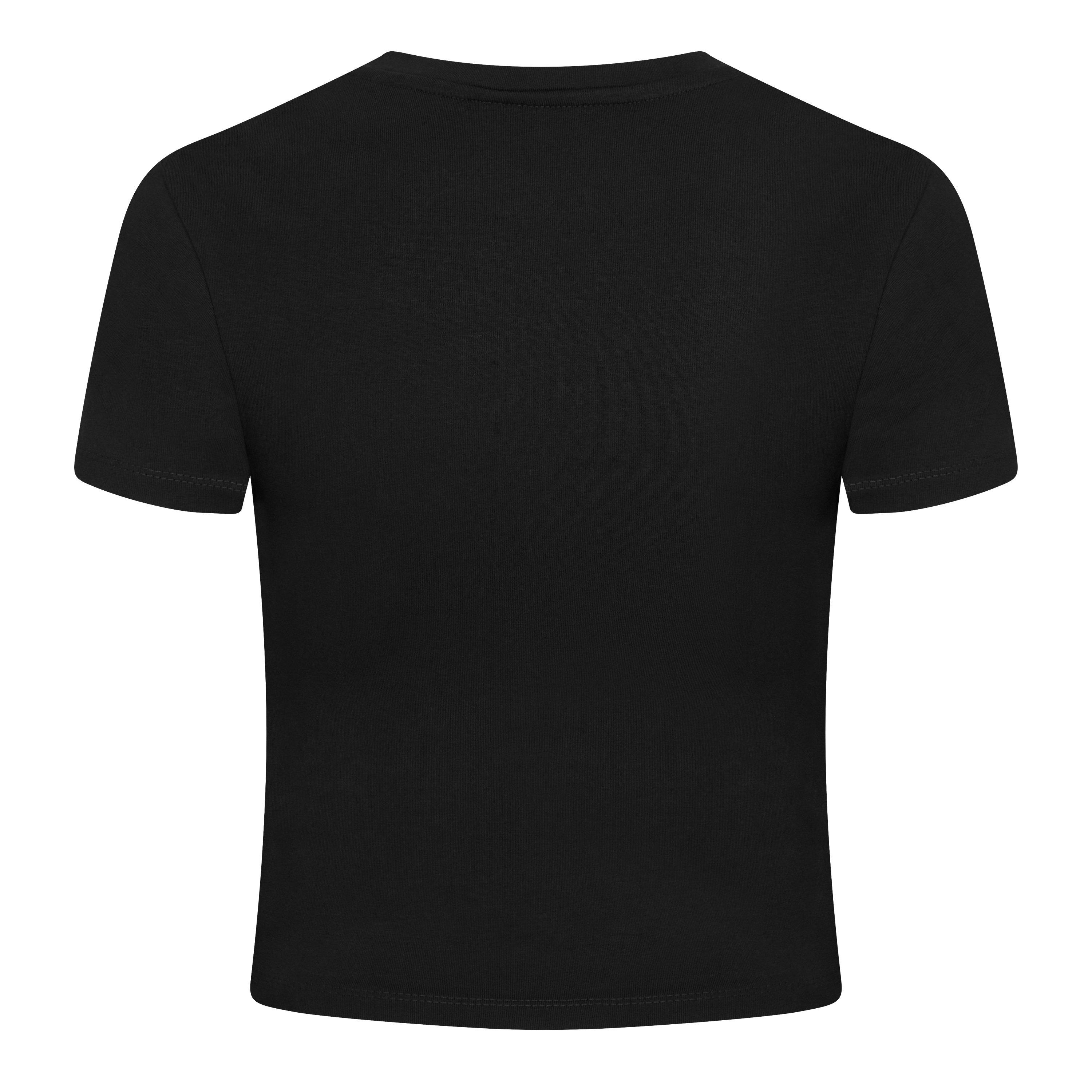 Black - Sisters and Seekers - Poor Me Baby Tee - 6