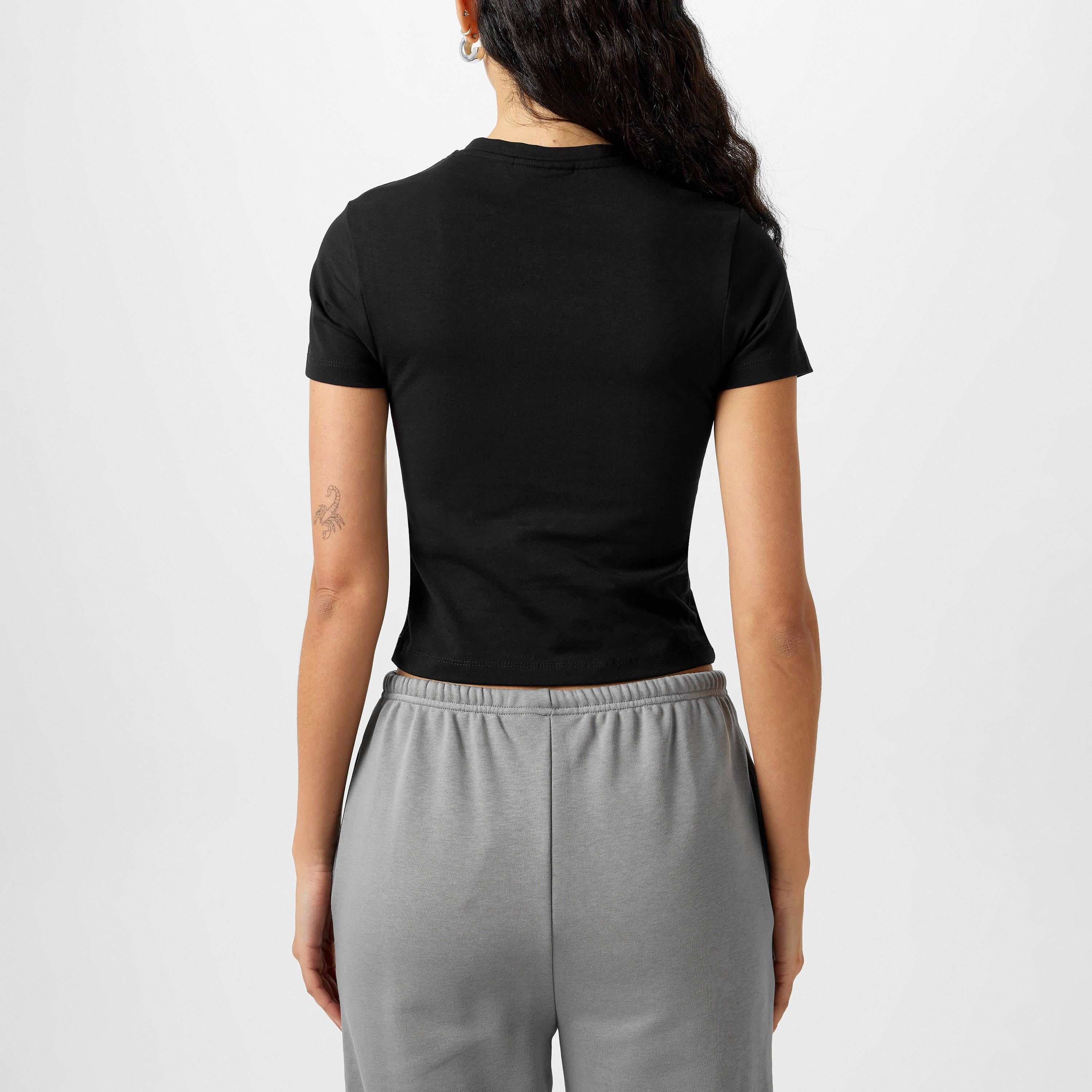 Black - Sisters and Seekers - Poor Me Baby Tee - 3