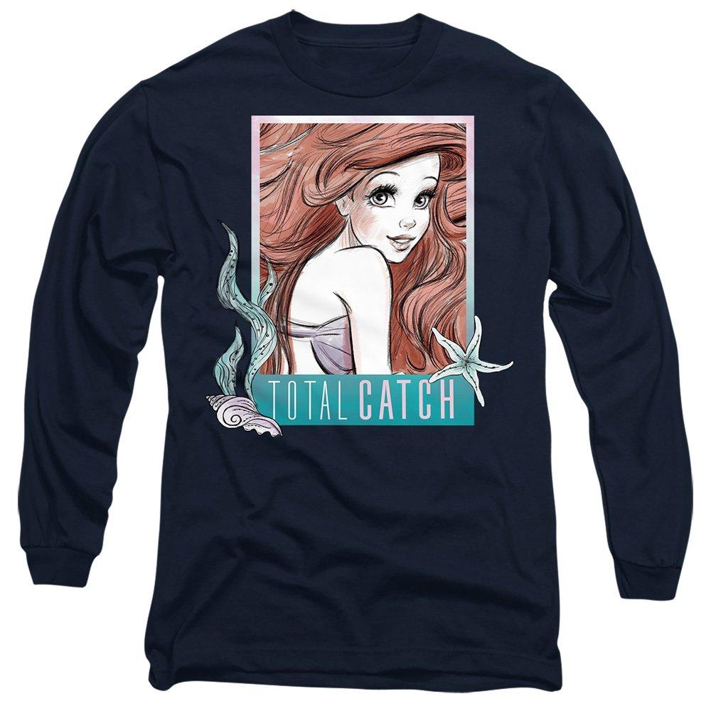 Navy - Disney - The Little Mermaid Ariel Total Catch Long Sleeve T - 1