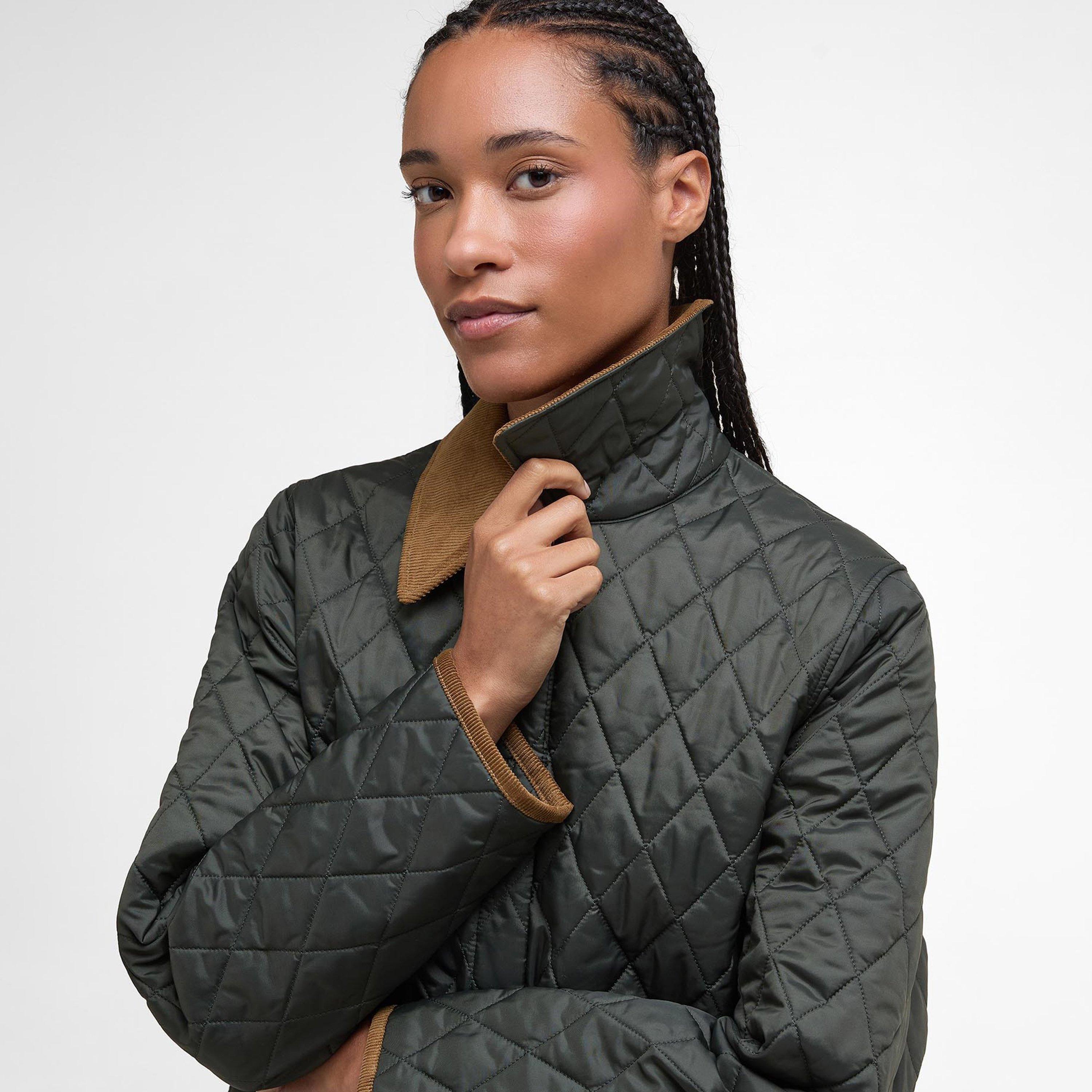 Sage/Ancient - Barbour - Women's Modern Liddesdale Quilted Jacket - 4