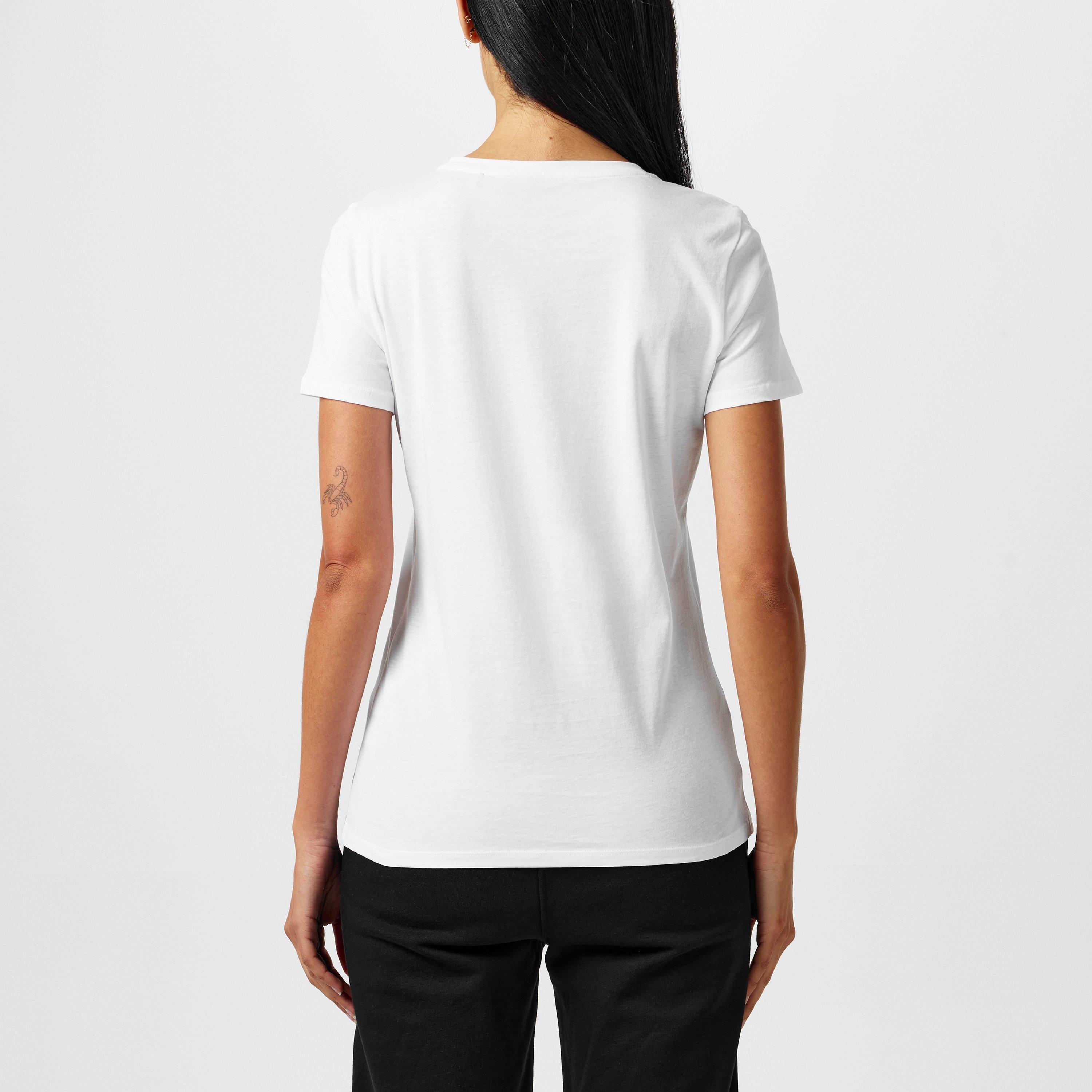 White 100 - Boss - Women's Eloga2 Premium Cotton T-Shirt - 4