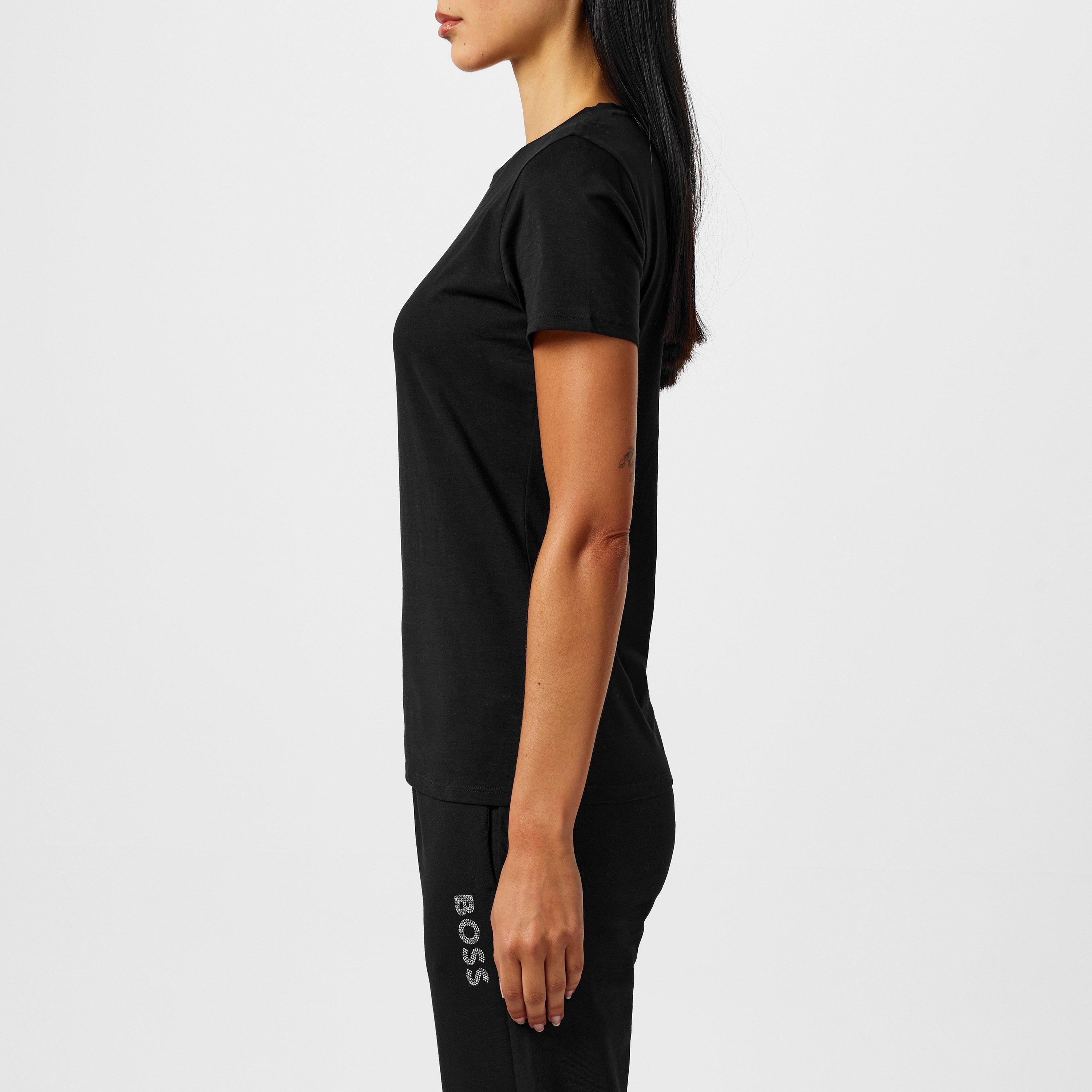 Black 001 - Boss - Women's Eloga2 Premium Cotton T-Shirt - 2