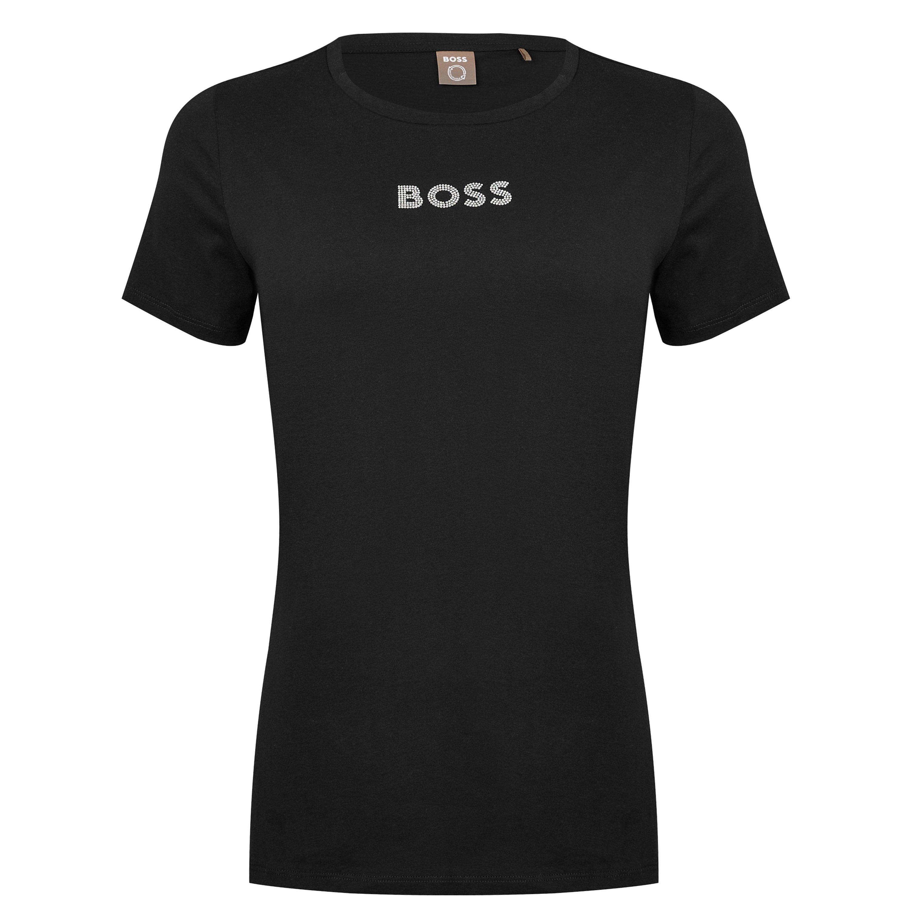 Black 001 - Boss - Women's Eloga2 Premium Cotton T-Shirt - 5