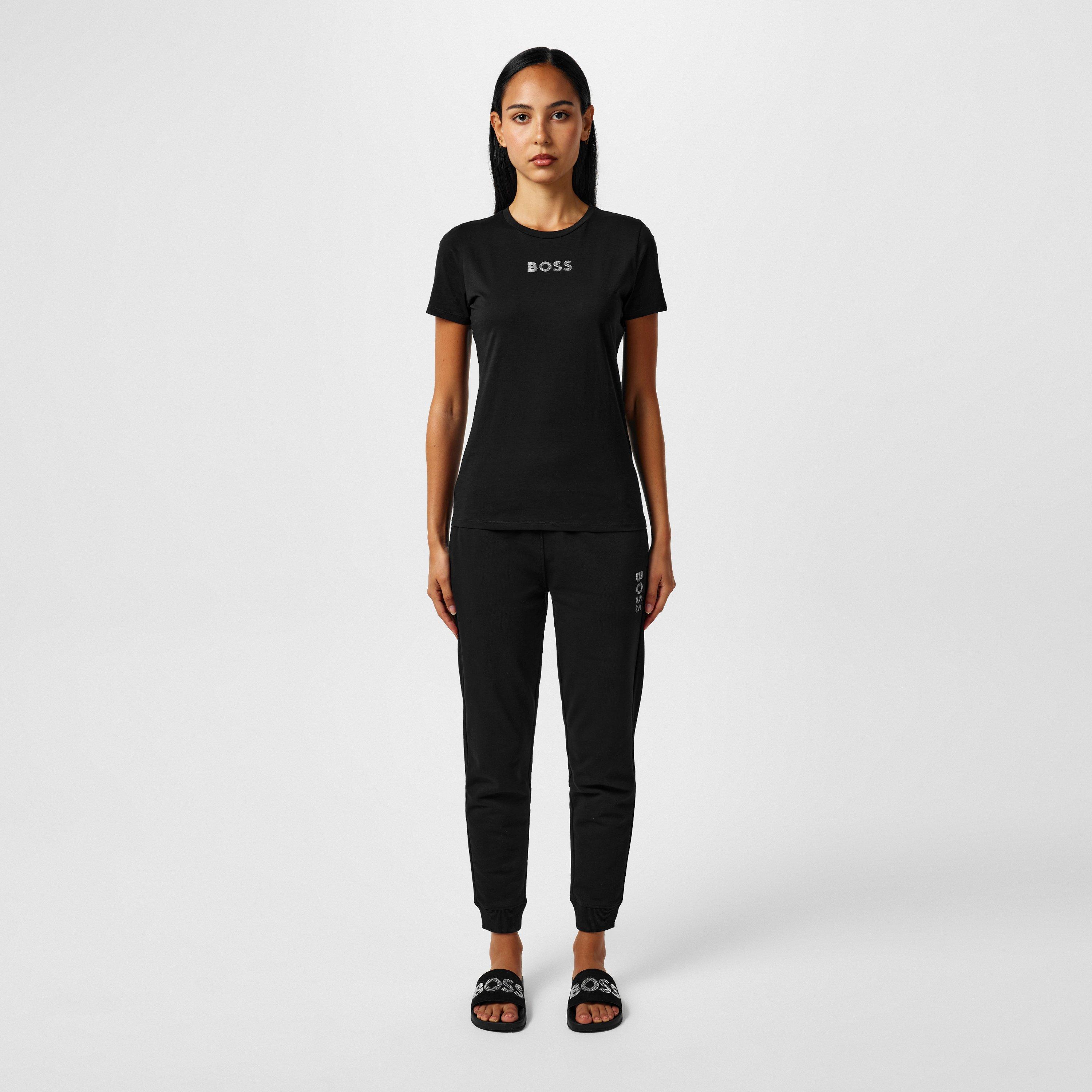 Black 001 - Boss - Women's Eloga2 Premium Cotton T-Shirt - 4