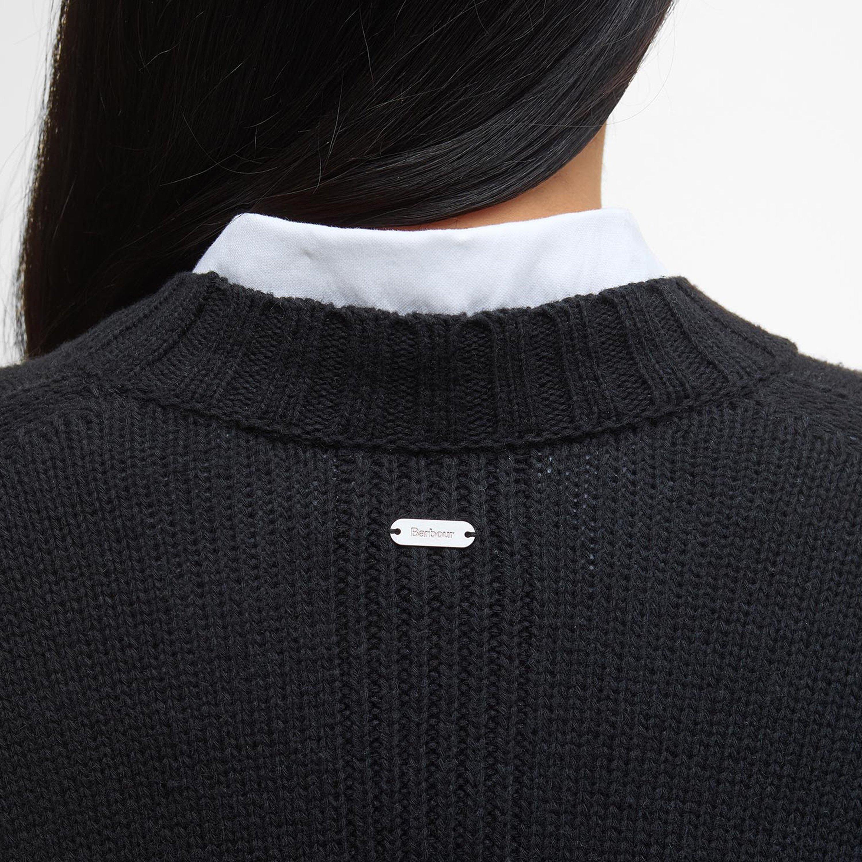 Black - Barbour - Sophia Crew Neck Jumper - 5