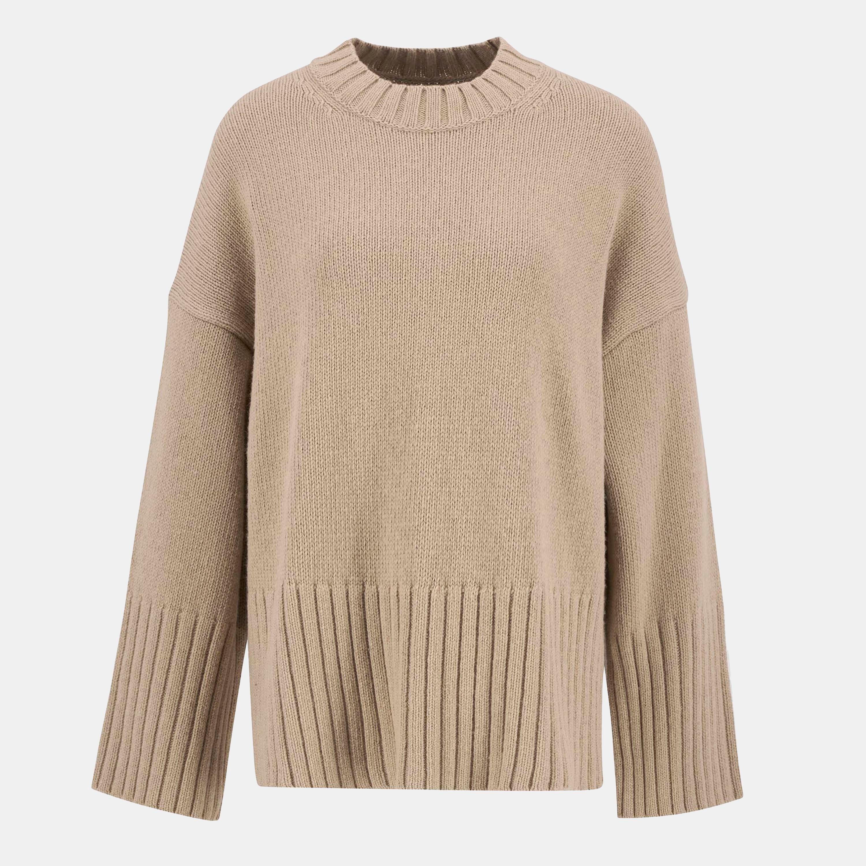 Barbour Women's Sophia Crew Neck Jumper - Pale Camel - 8 (XS)