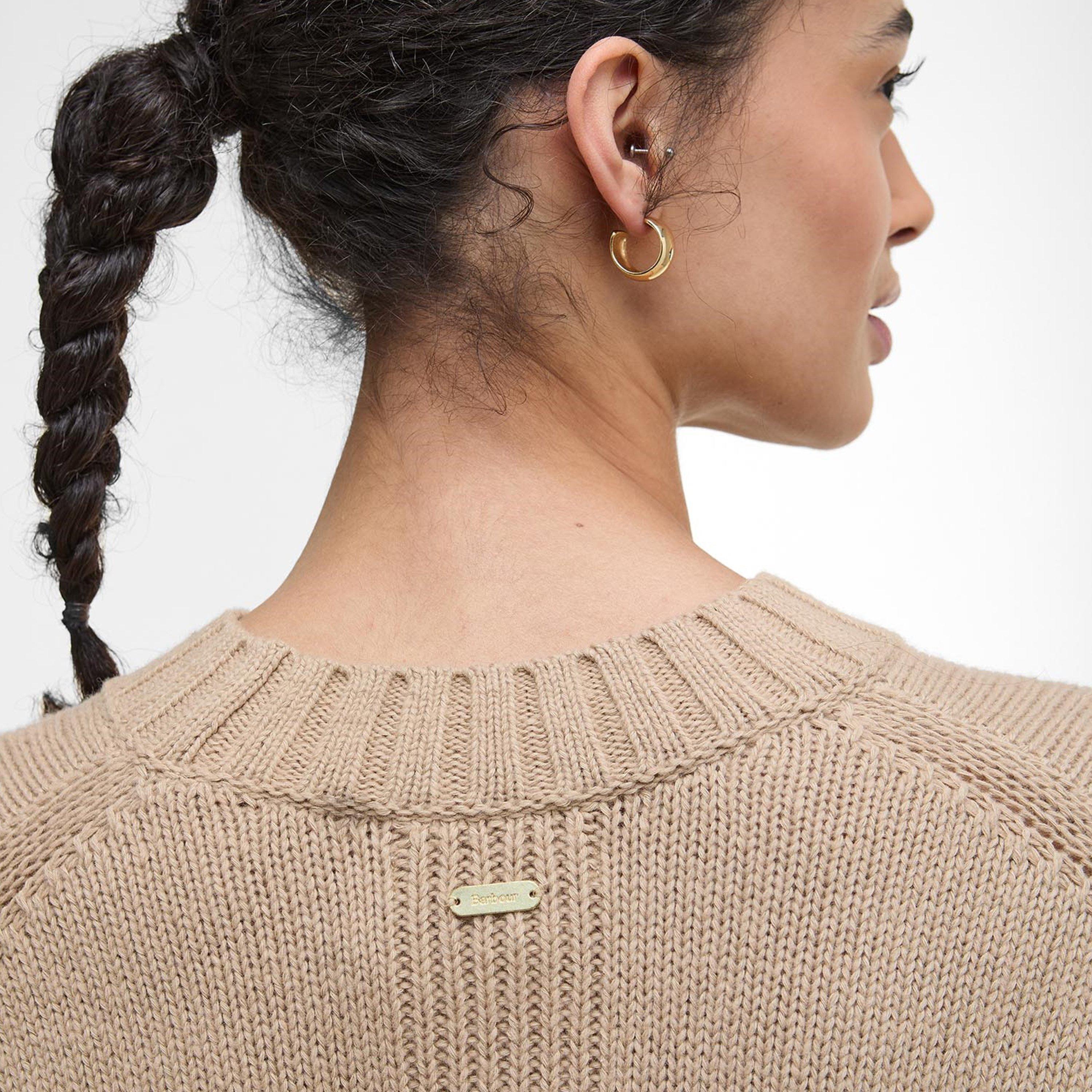 Pale Camel - Barbour - Sophia Crew Neck Jumper - 5