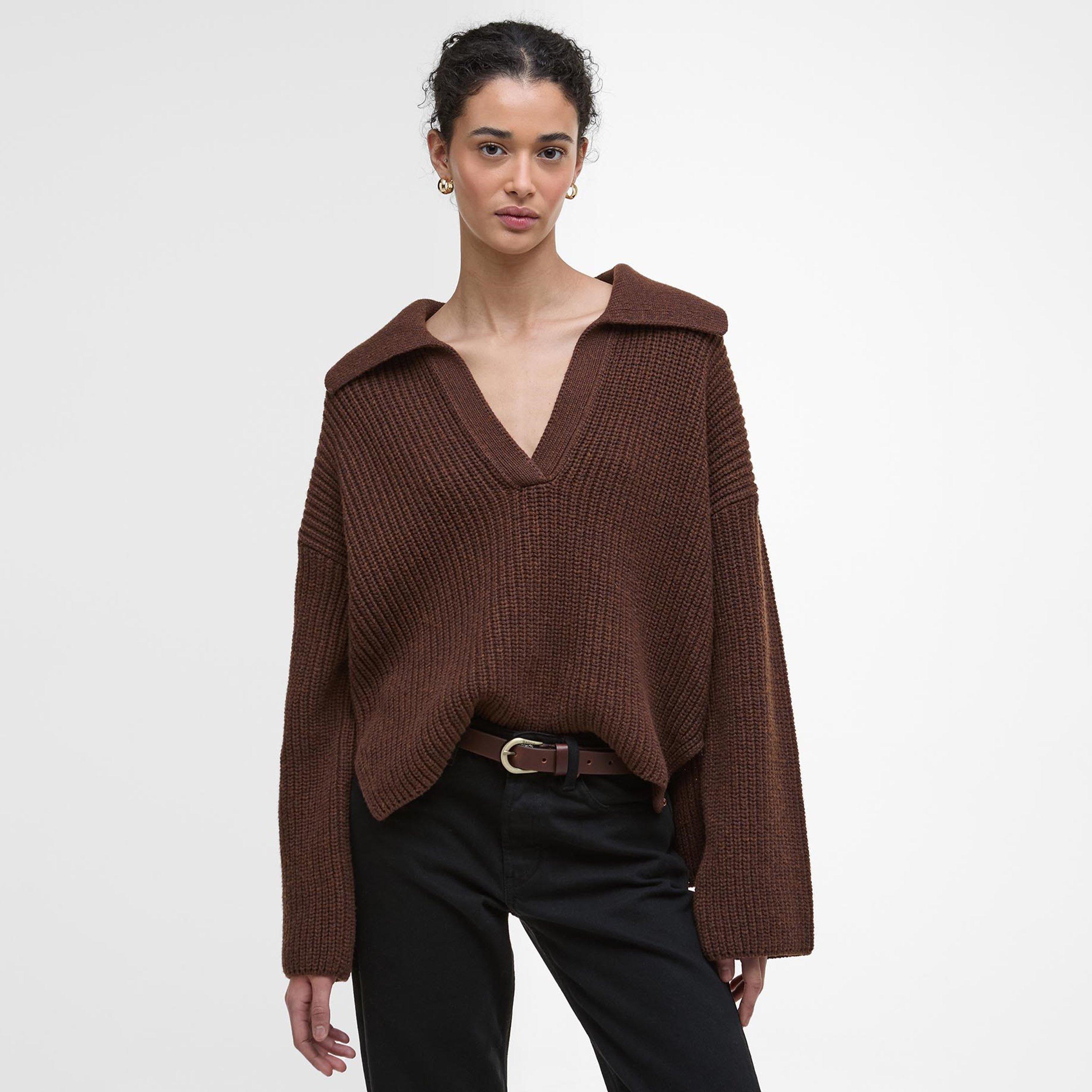 Vicuna - Barbour - Robyn V-Neck Jumper - 2