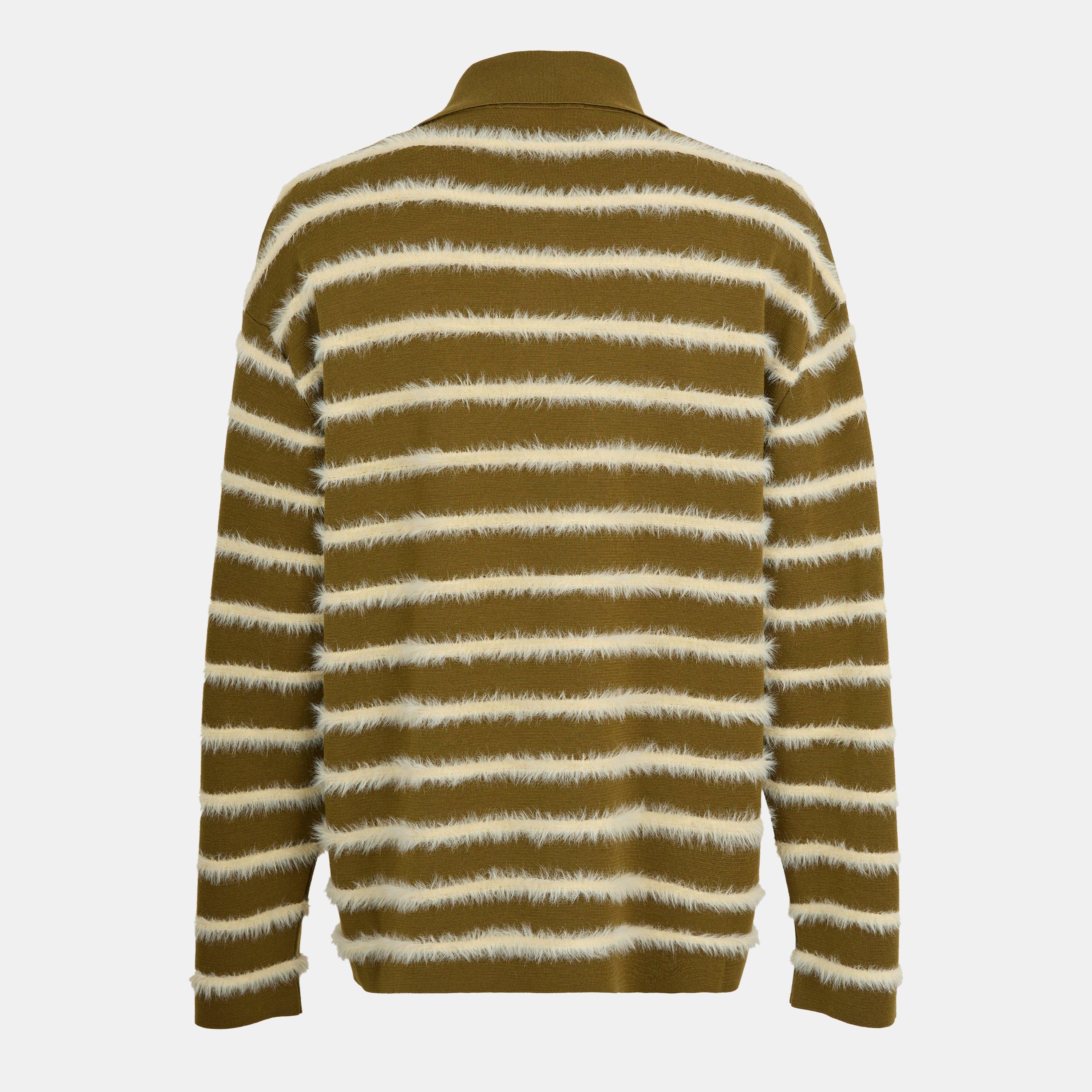 Bronze - Ami Paris - Ami Fluffy LS Polo Sn54 - 2