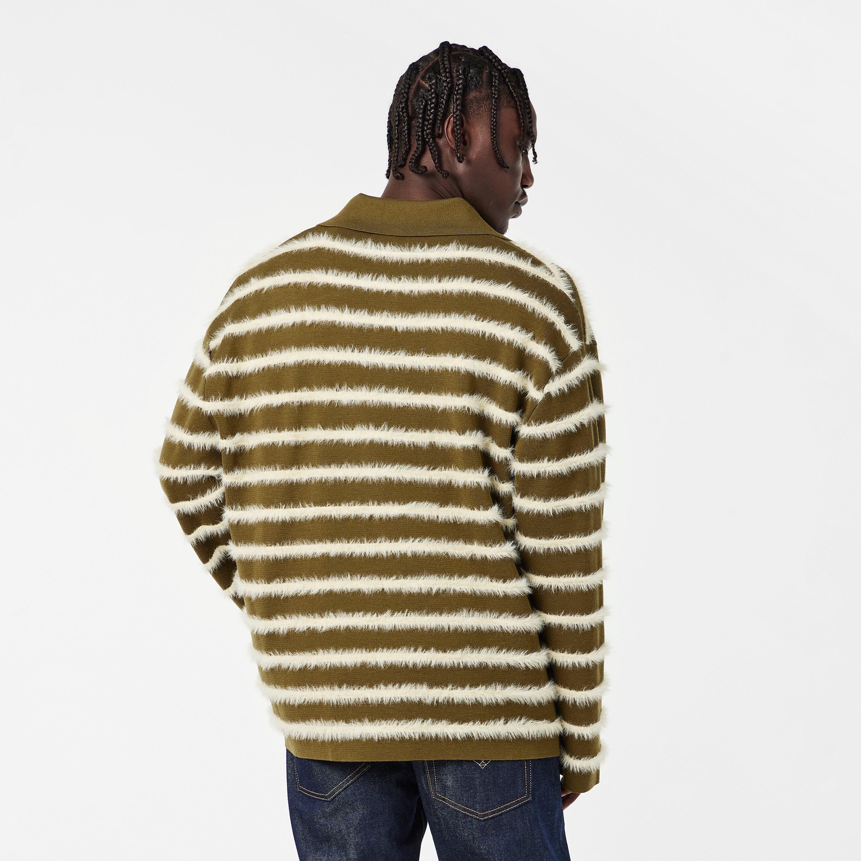 Bronze - Ami Paris - Ami Fluffy LS Polo Sn54 - 4