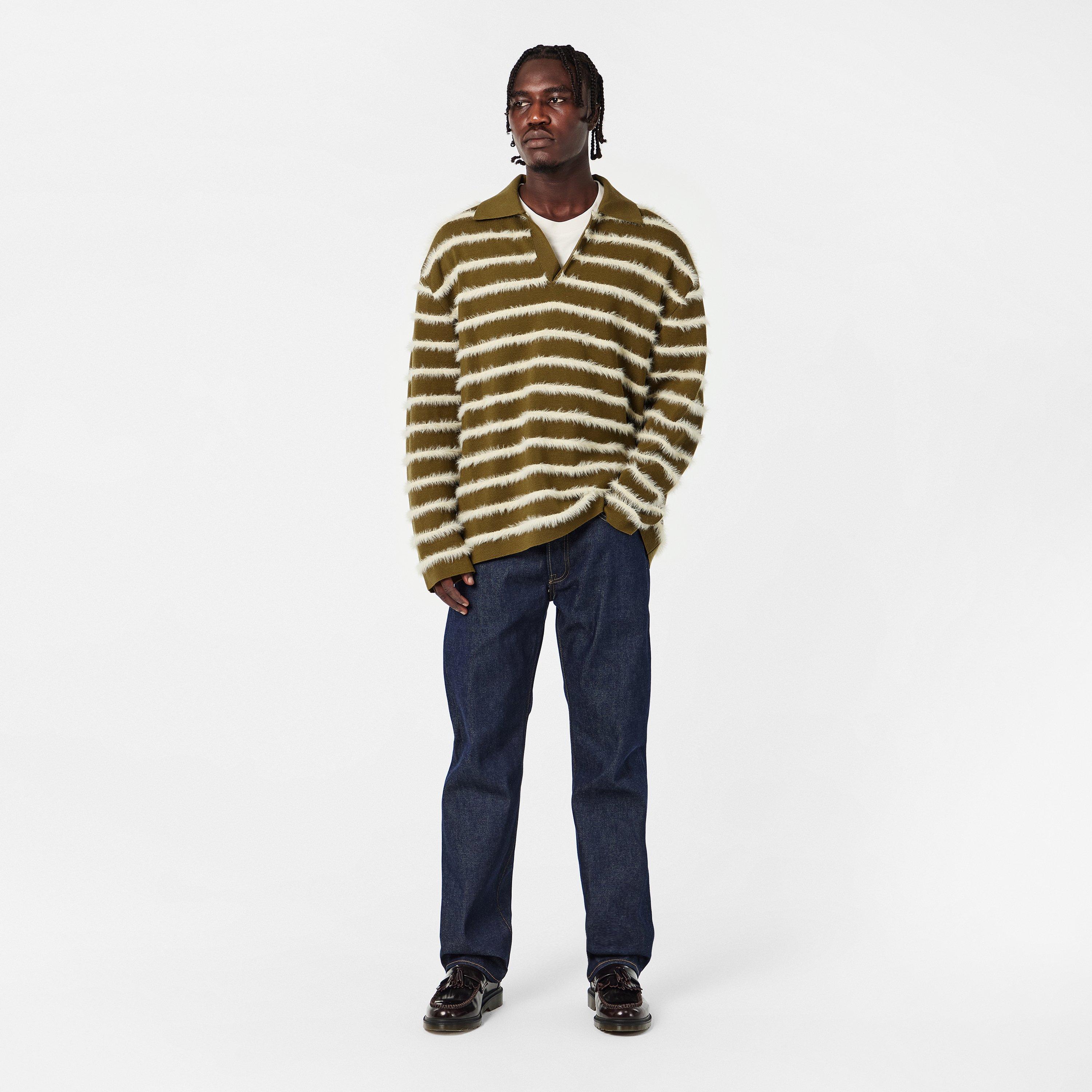 Bronze - Ami Paris - Ami Fluffy LS Polo Sn54 - 6