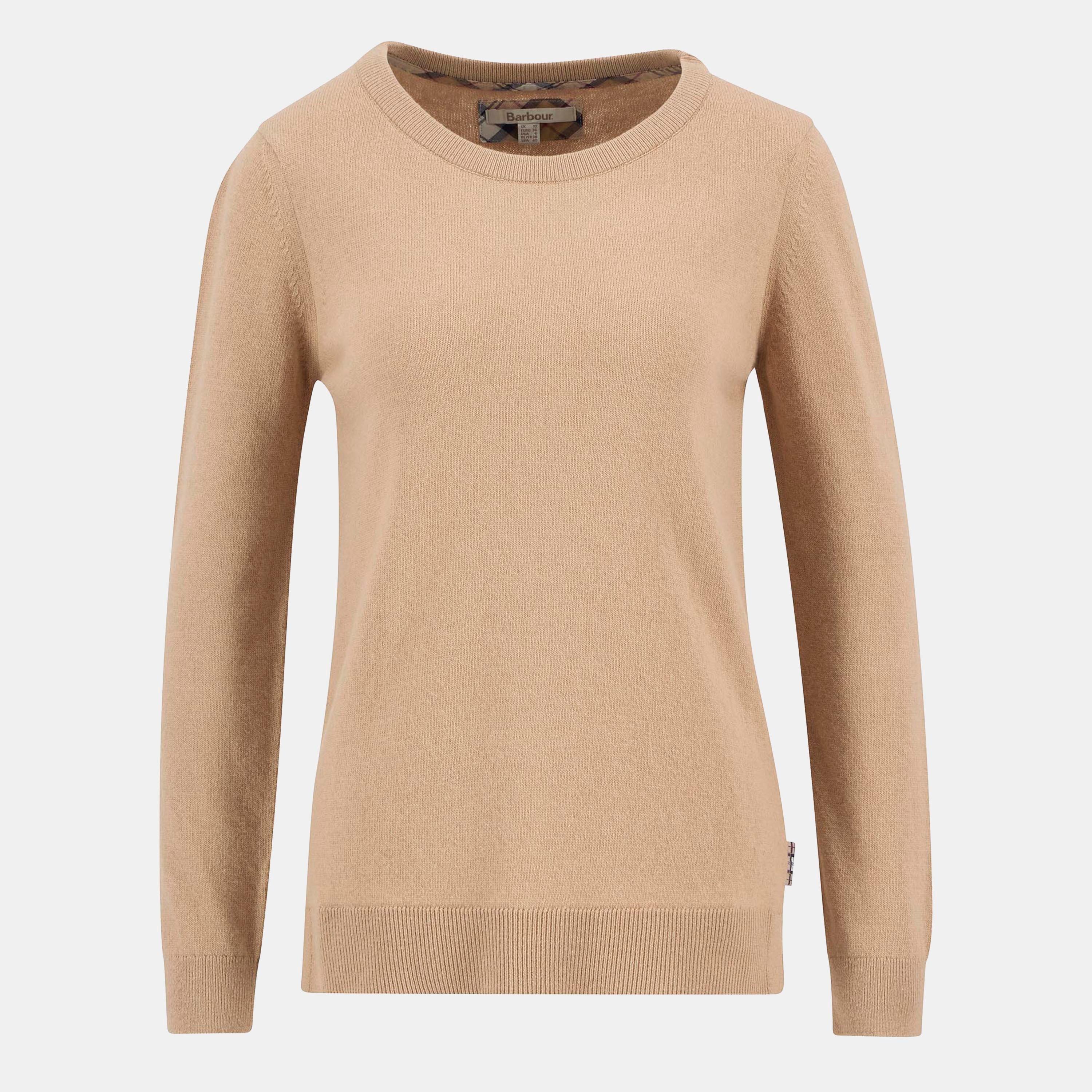 Barbour Women's Pendle Crew Neck Jumper - P Camel/Hessian - 12 (M)