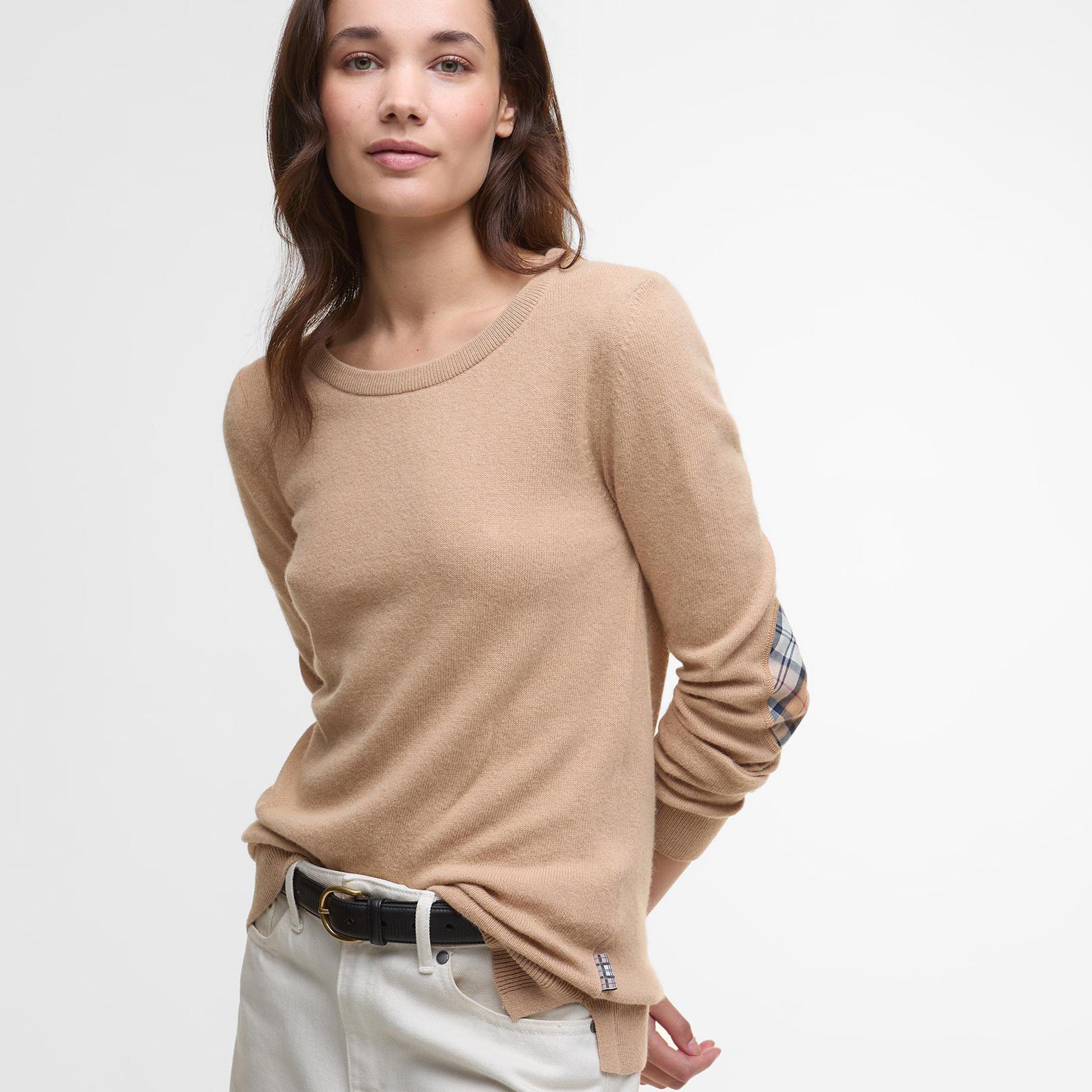 P Camel/Hessian - Barbour - Pendle Crew Neck Jumper - 4