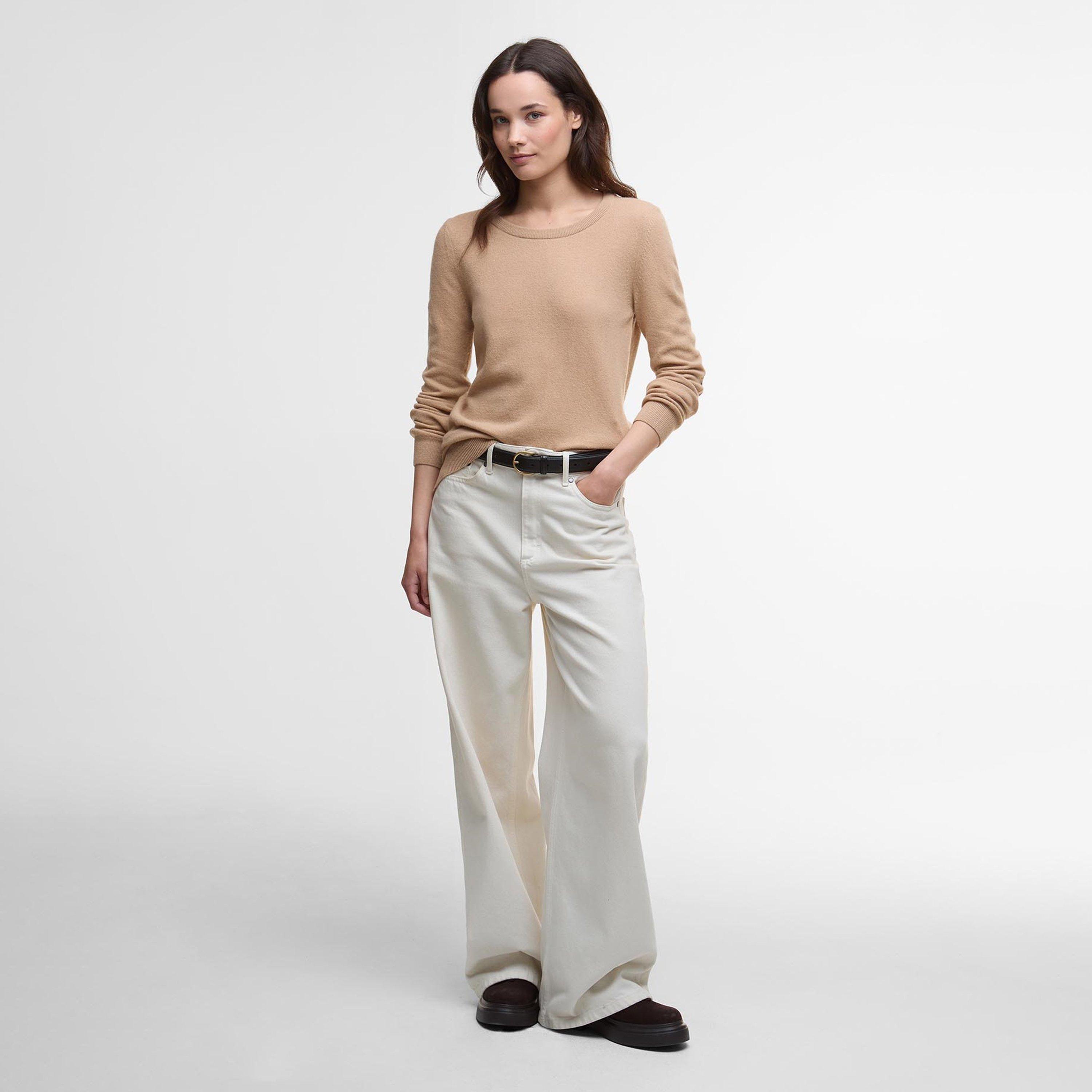 P Camel/Hessian - Barbour - Pendle Crew Neck Jumper - 6