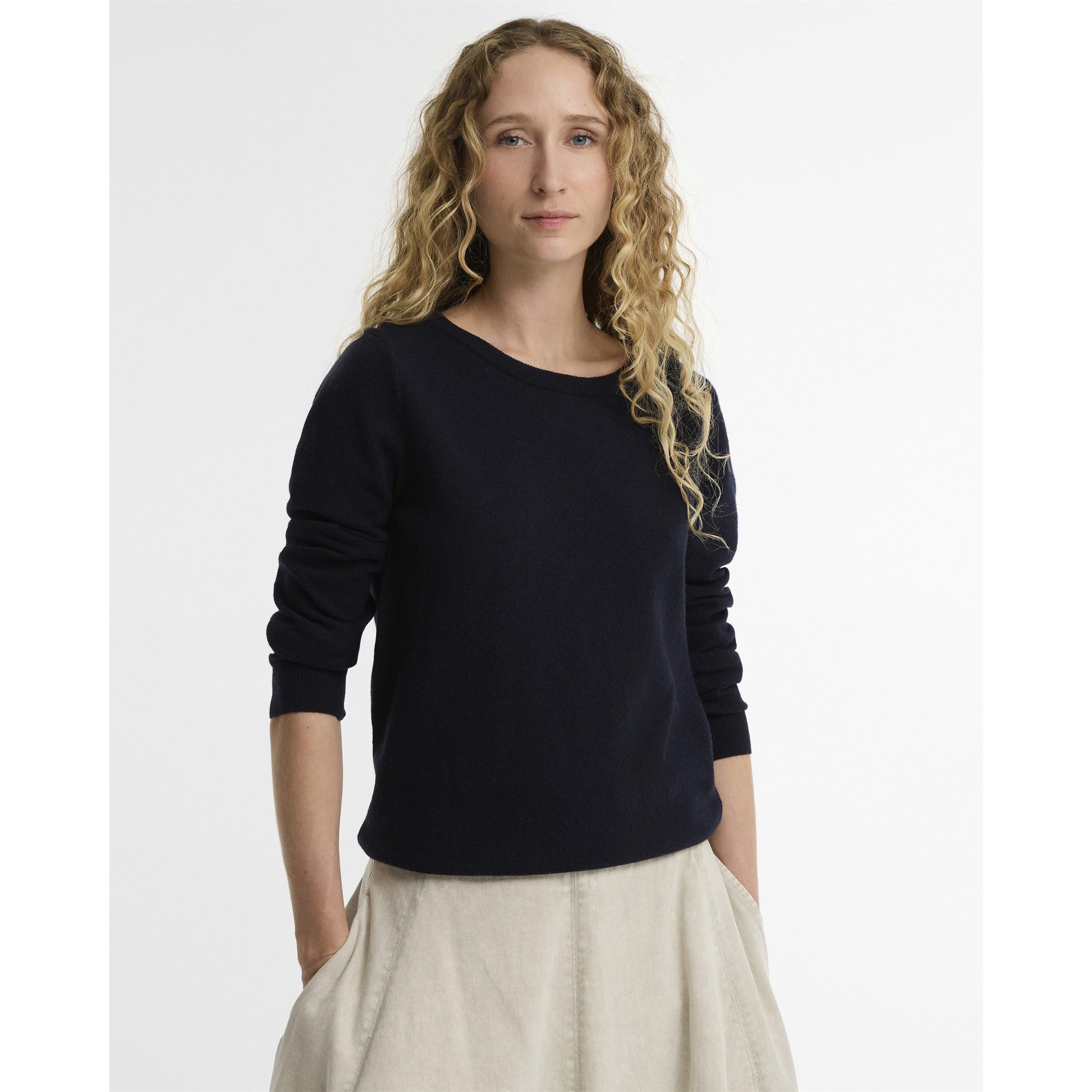 Navy - Barbour - Pendle Crew Neck Jumper - 2