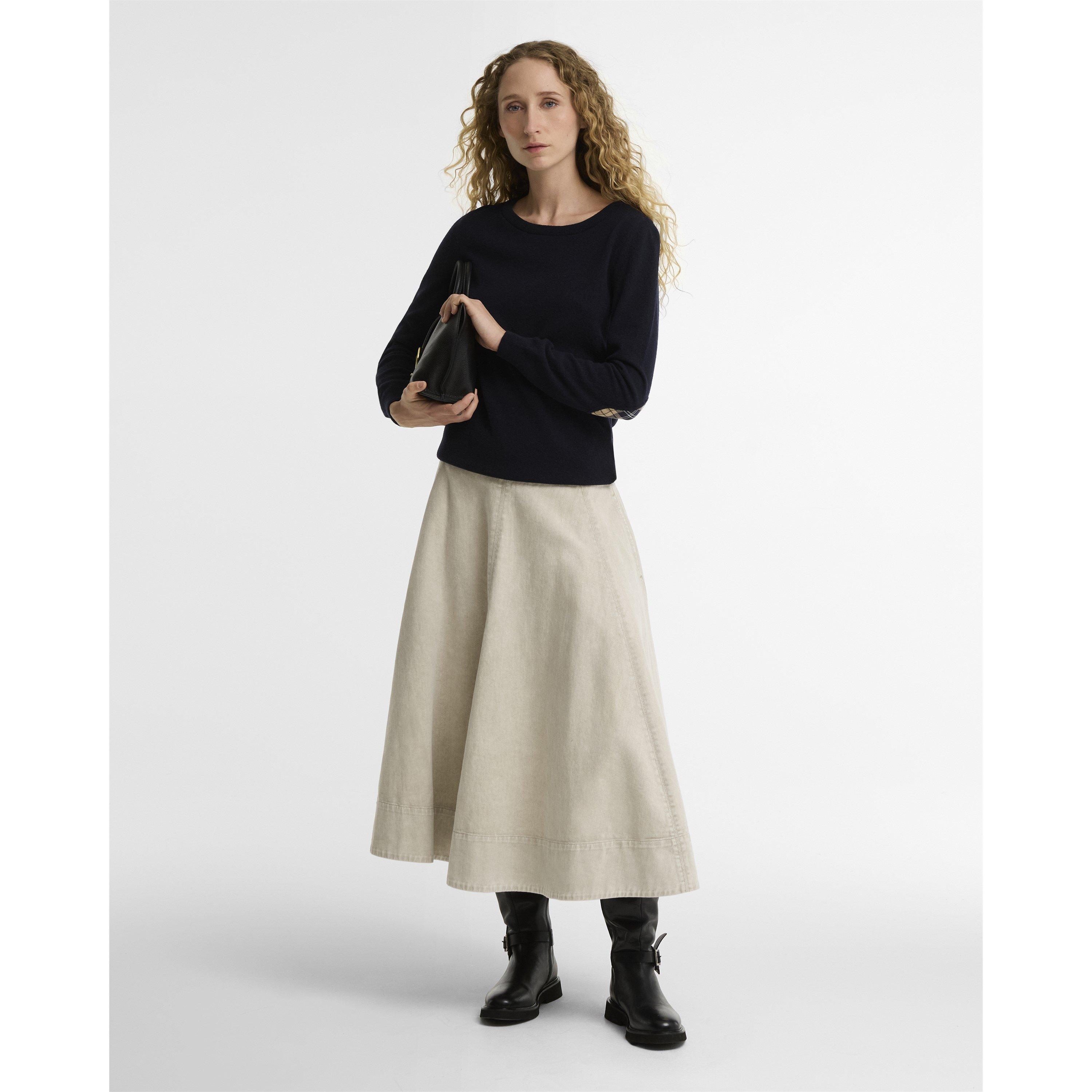 Navy - Barbour - Pendle Crew Neck Jumper - 6