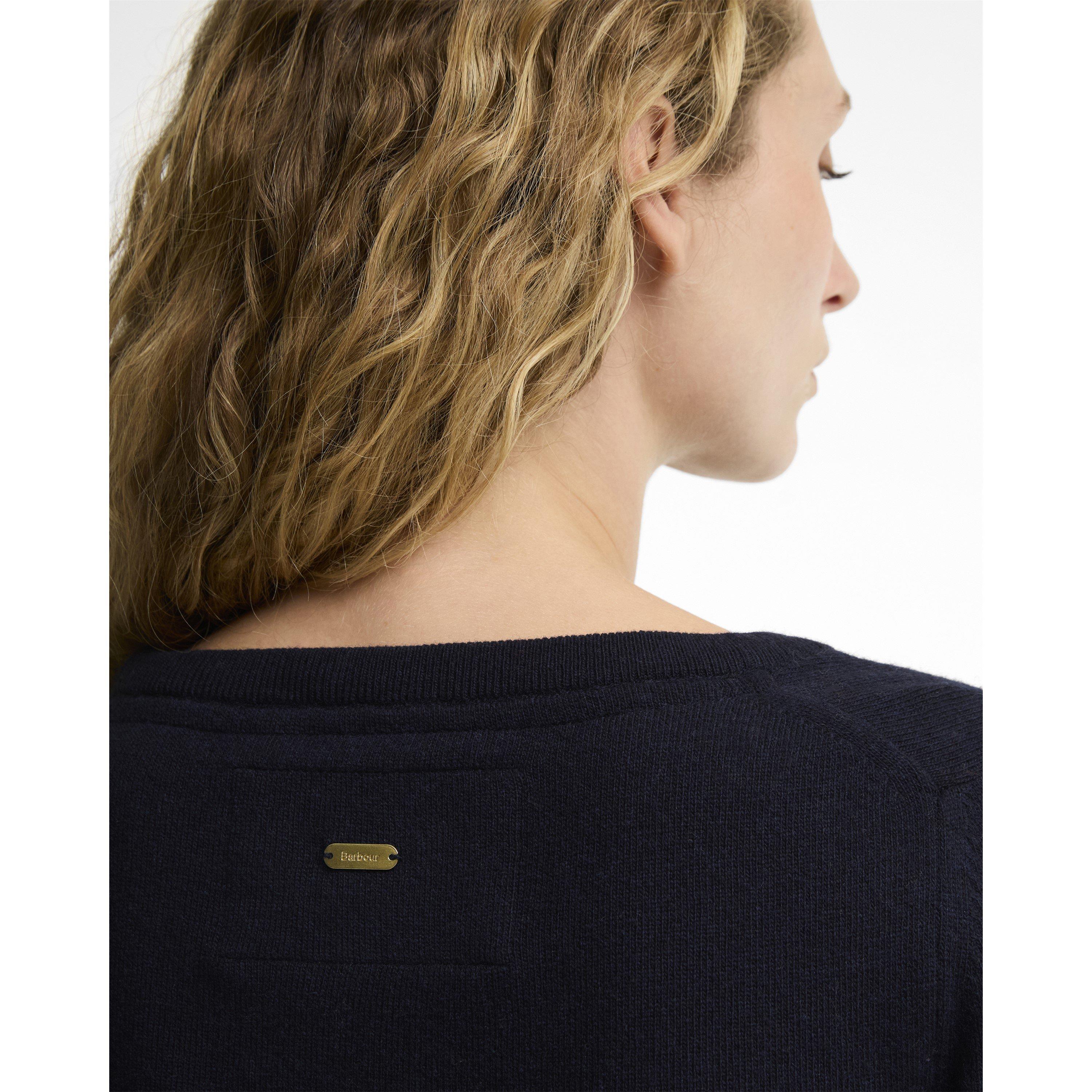 Navy - Barbour - Pendle Crew Neck Jumper - 8