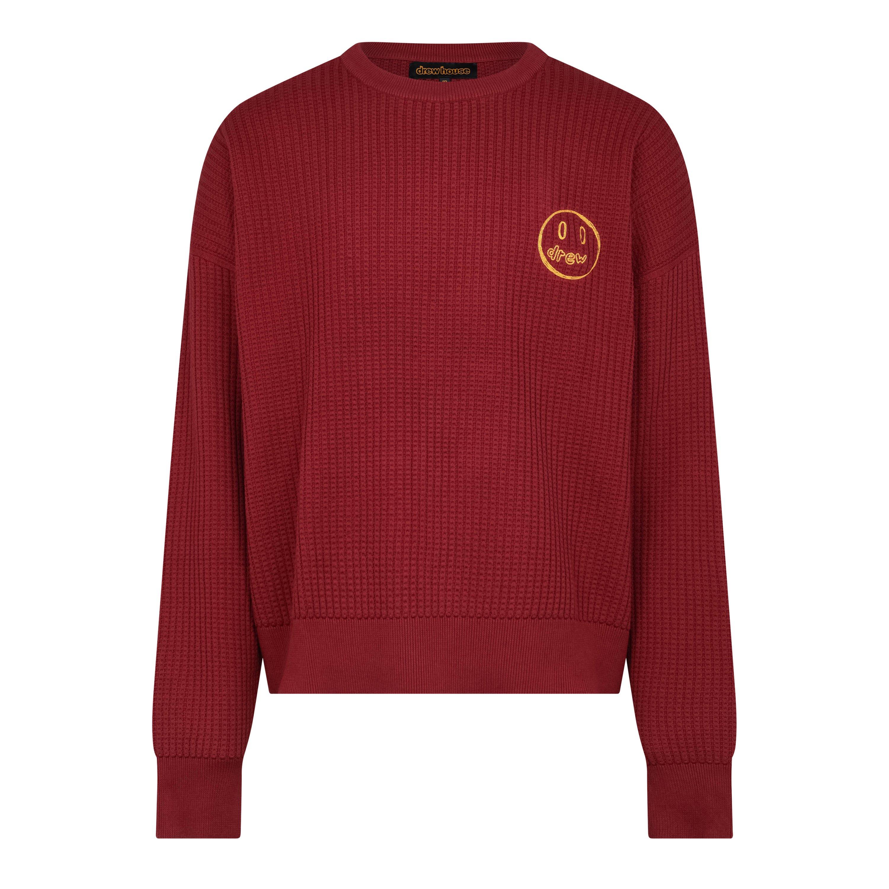 Drew House Unisex Adults Sketch Mascot Waffle Crew Neck Jumper