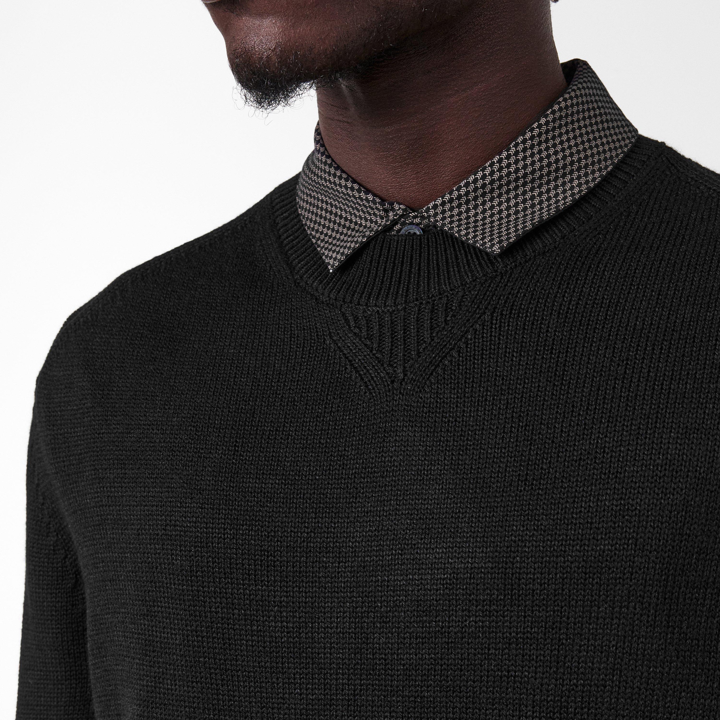 Black UC001 - Armani Exchange - Men's Crew Neck Jumper - 5