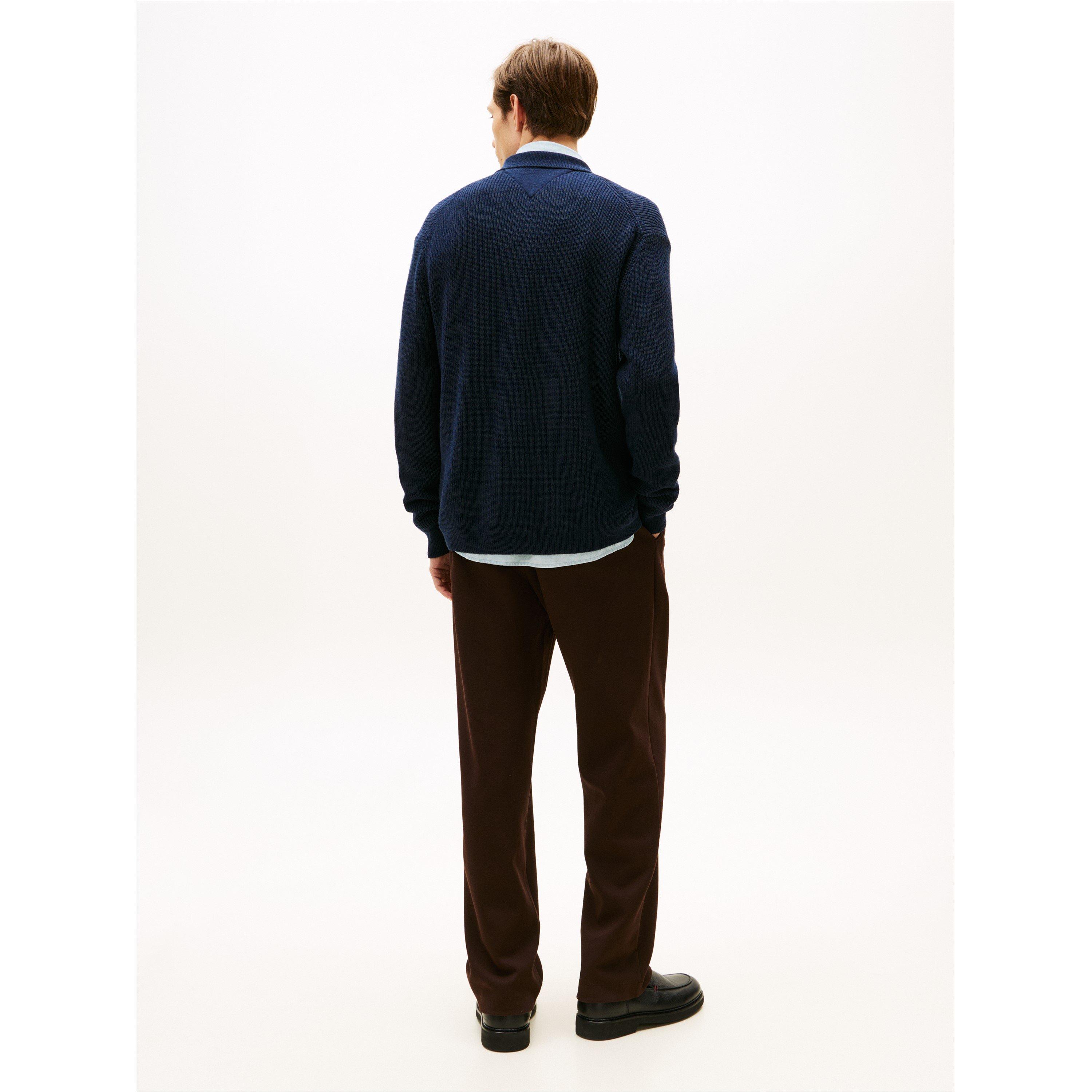 Button Rib Jacket Tommy Hilfiger | Men's Rib Button Cardigan | Flannels
