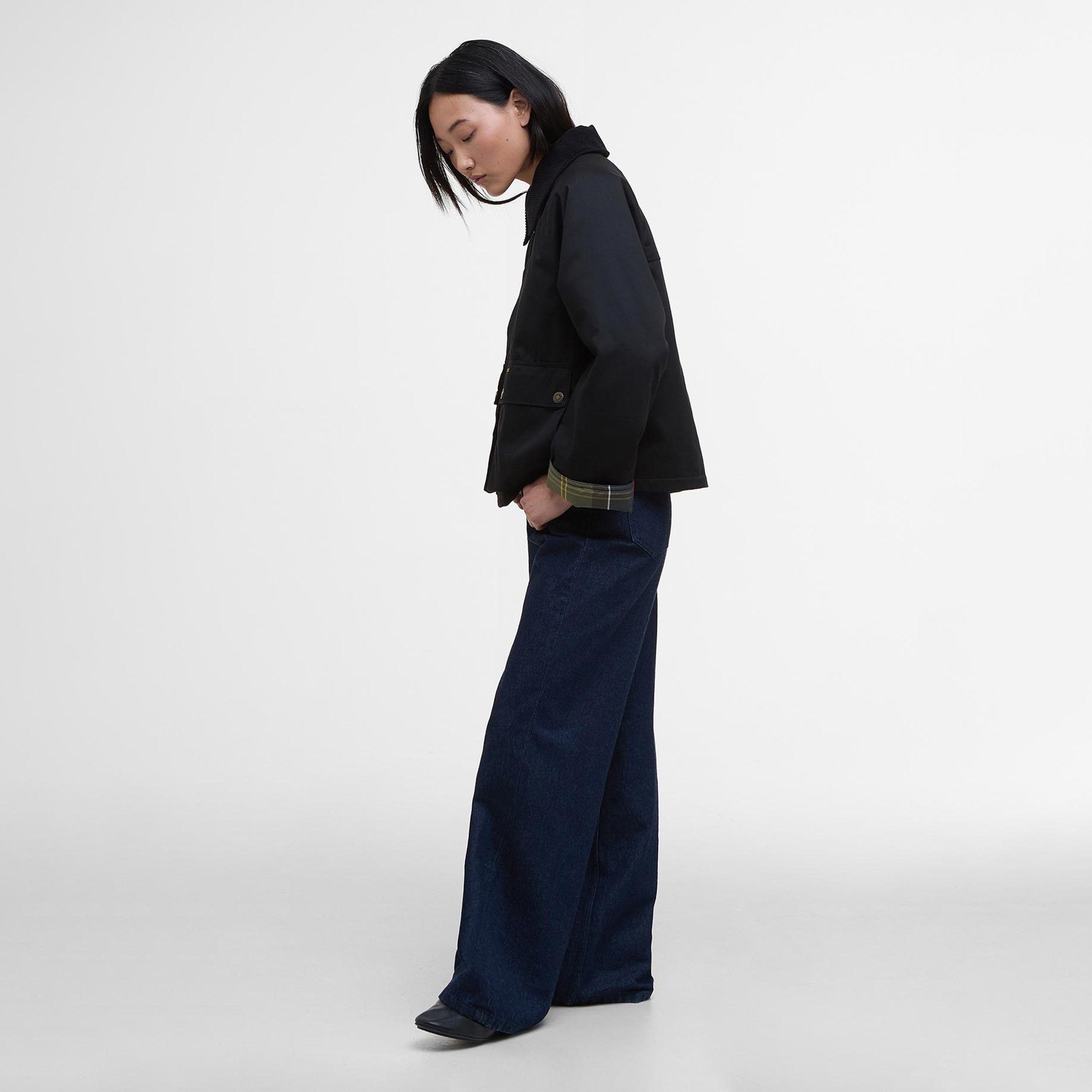 Black - Barbour - Women's Winnie Long Sleeve Oversized Fit Barn Jacket - 6