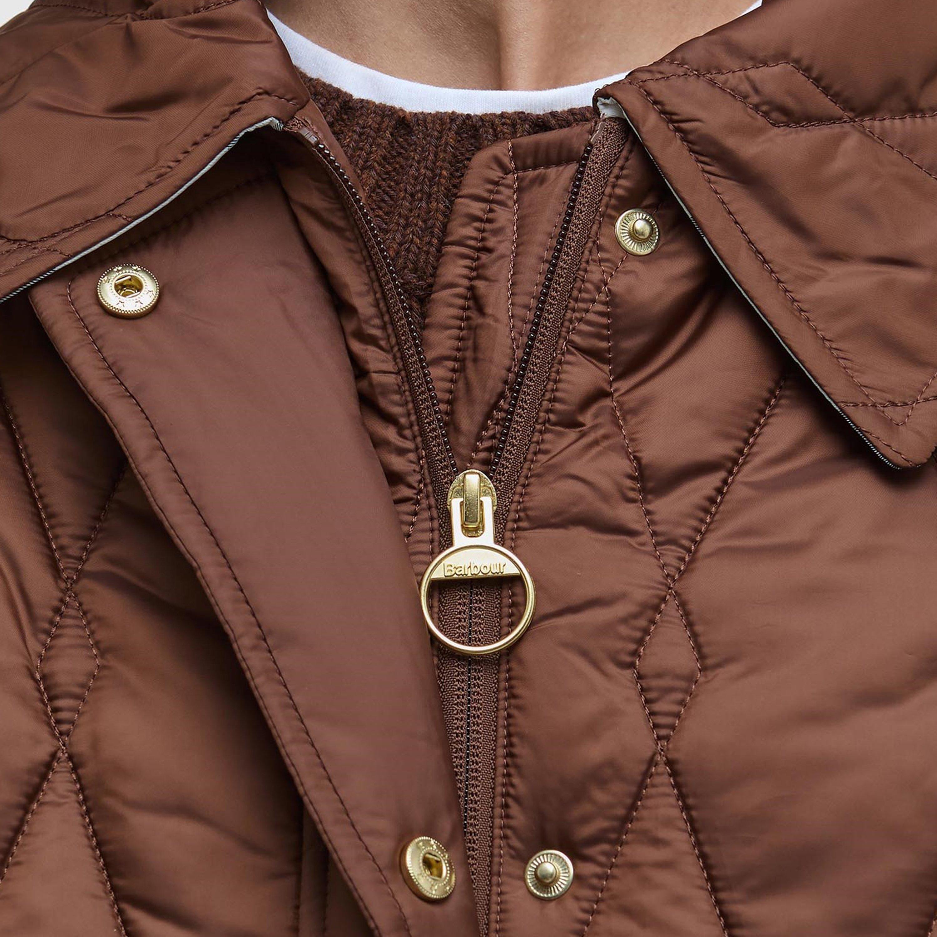 Vicuna/Tartan - Barbour - Women's Bernadette Long Sleeve Quilted Jacket - 5