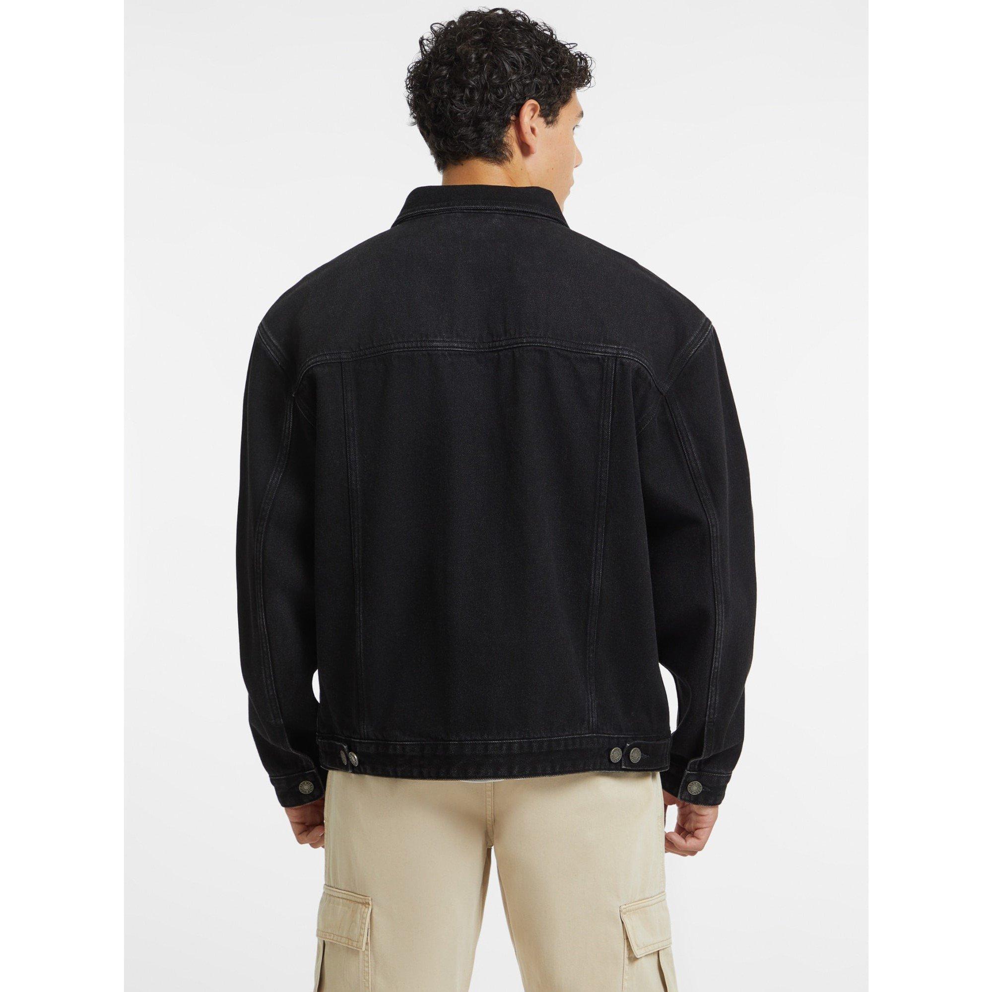Black GJBB - Guess - Guess Jeans Oversized Denim Trucker Jacket - 2