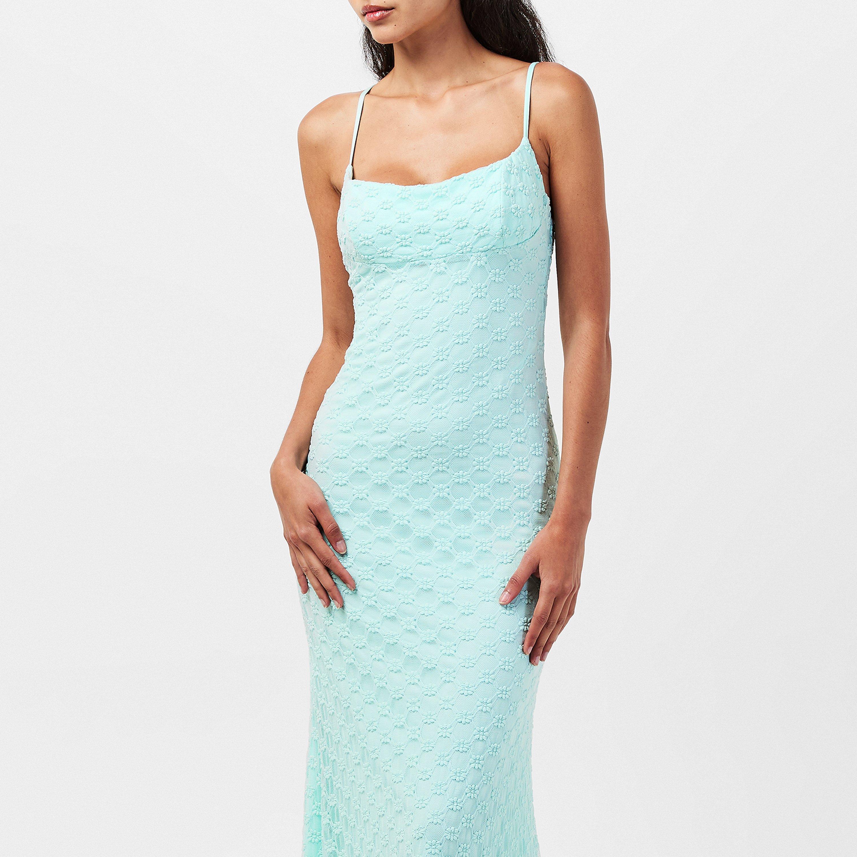 Aqua - Bardot - Adoni Mesh Midi Dress - 3