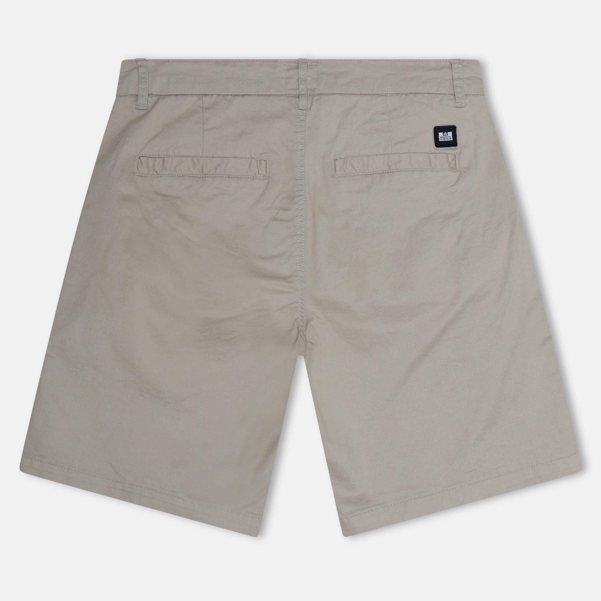 Stone - Weekend Offender - Men's Dillenger Cotton Twill Chino Shorts - 2