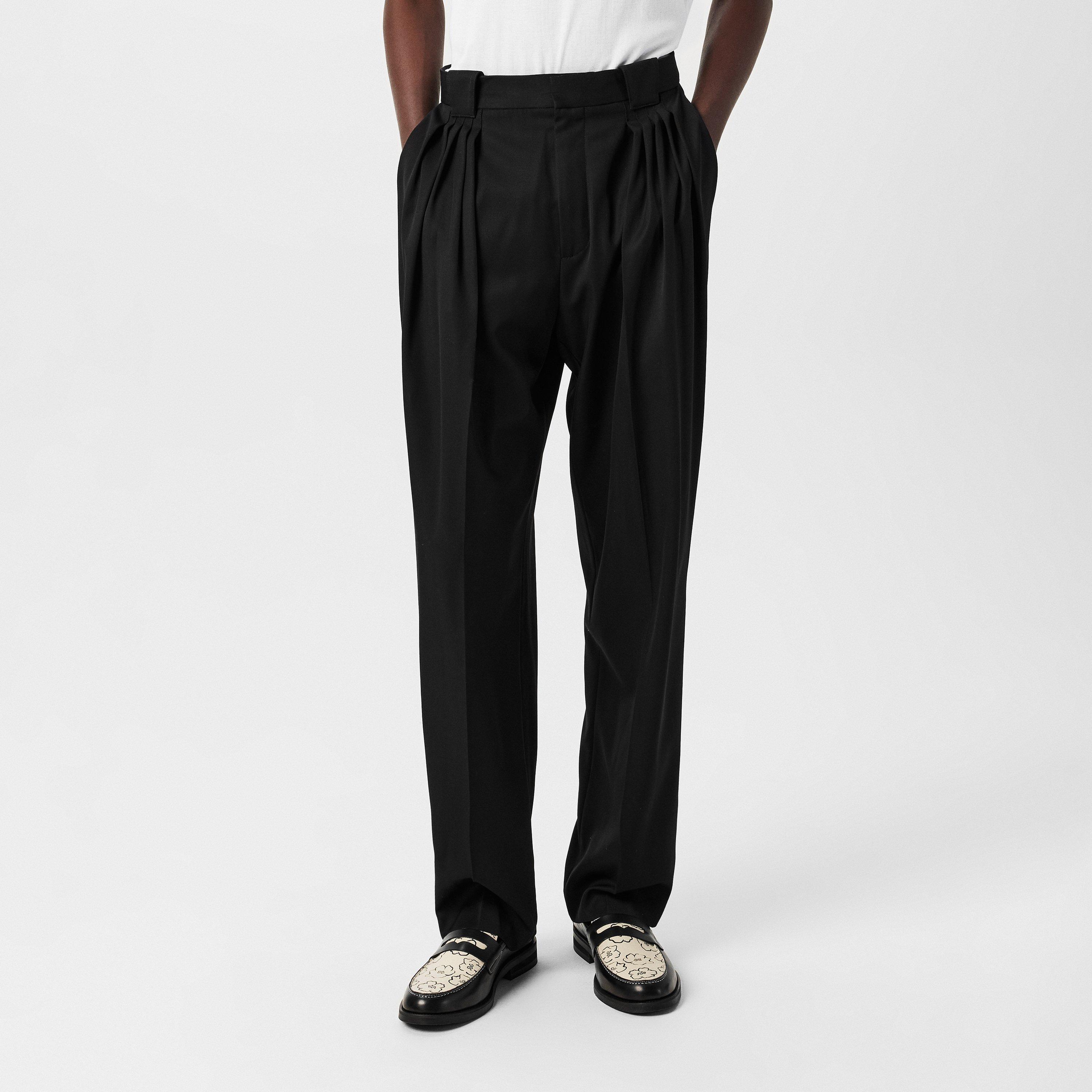 Black - Casablanca - Pleated Trousers - 3