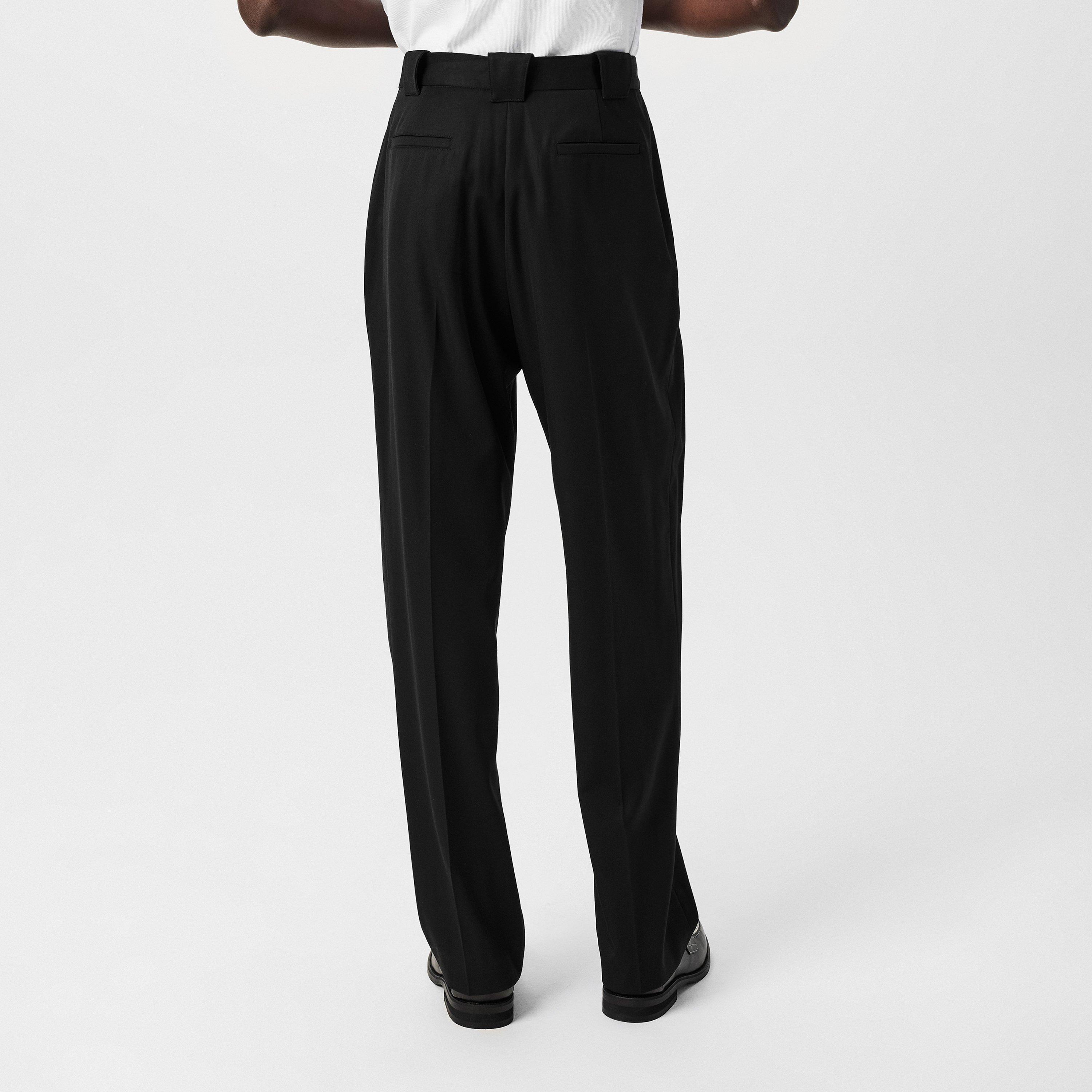 Black - Casablanca - Pleated Trousers - 4