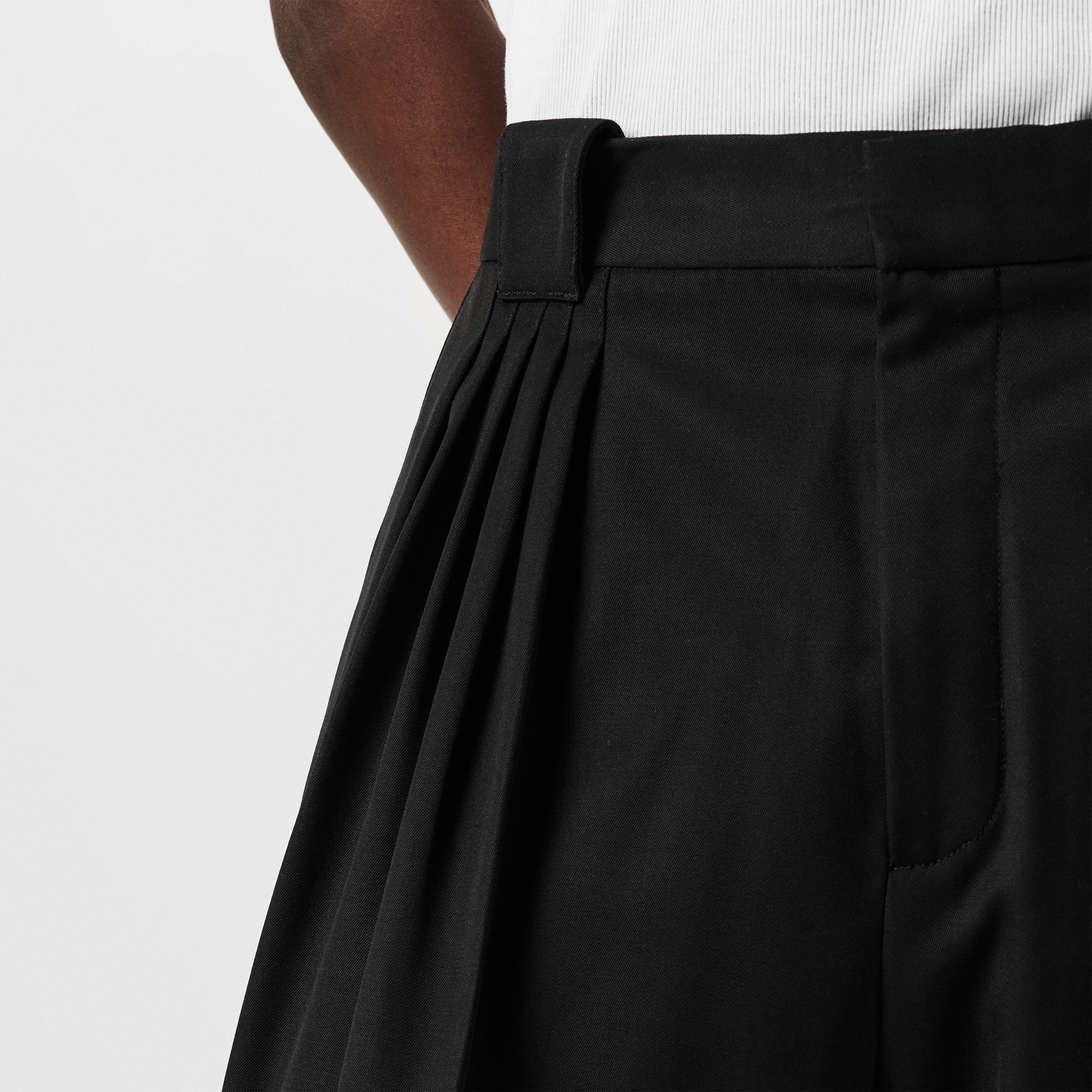 Black - Casablanca - Pleated Trousers - 5