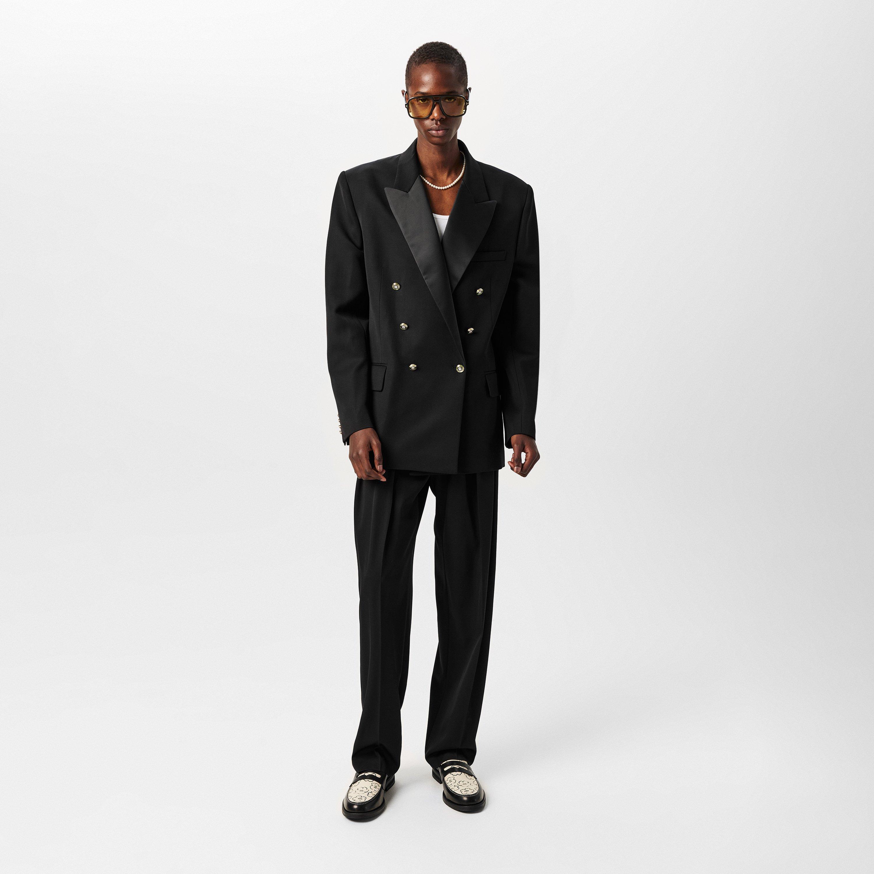 Black - Casablanca - Pleated Trousers - 6