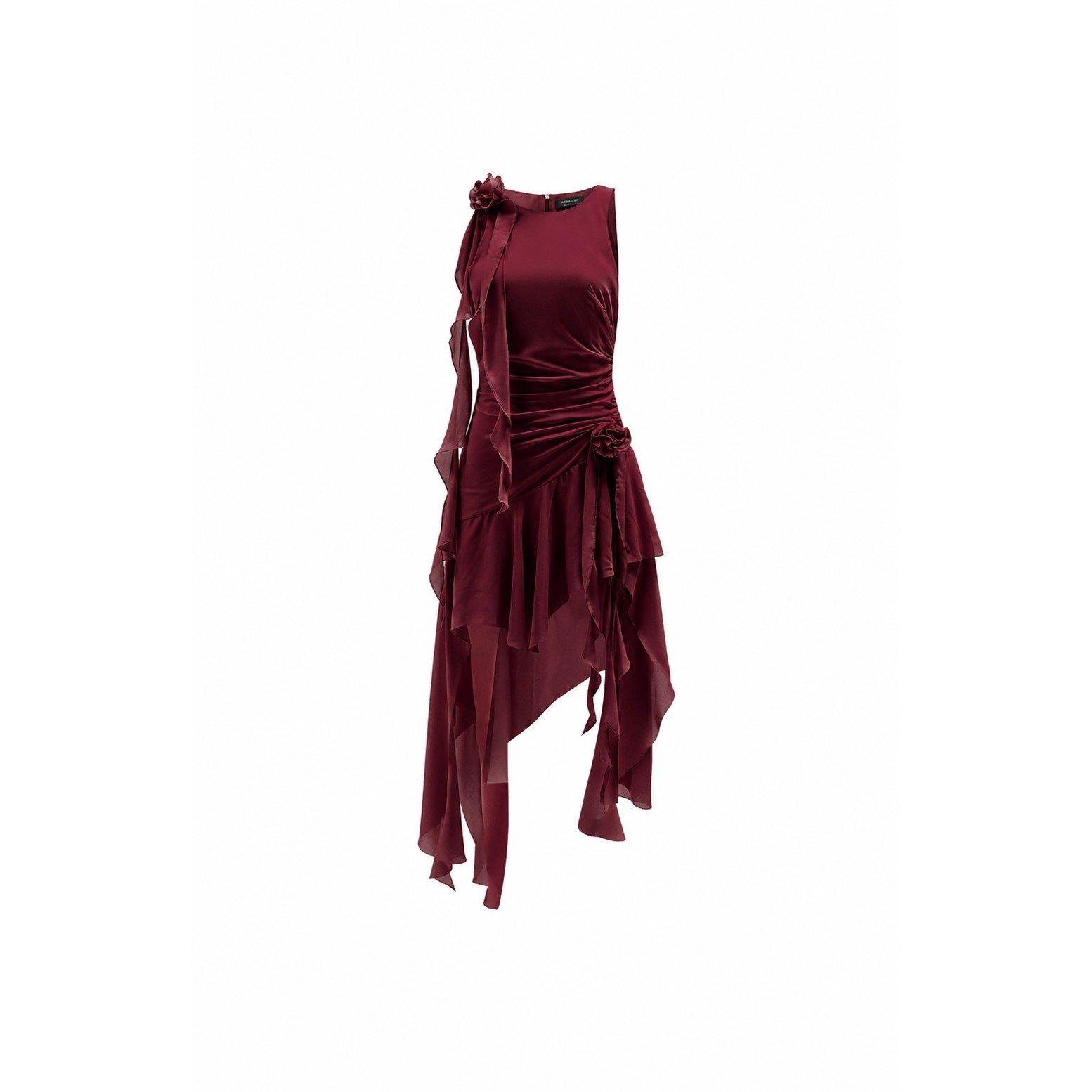 Bardot Women's Ivana High Low Midi Bodycon Dress - Plum - XS