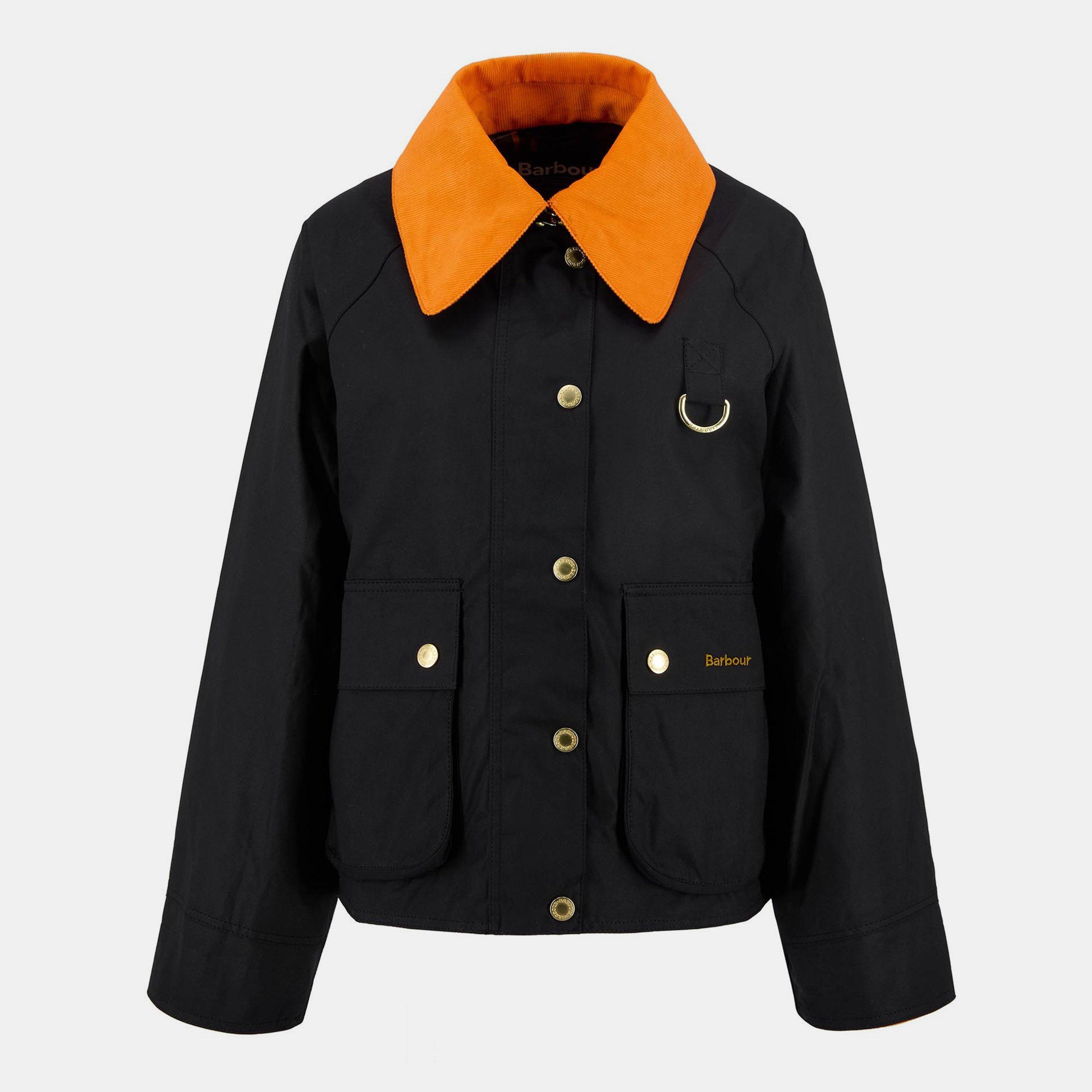 Black/Classic - Barbour - Icons Spey Waxed Jacket - 1