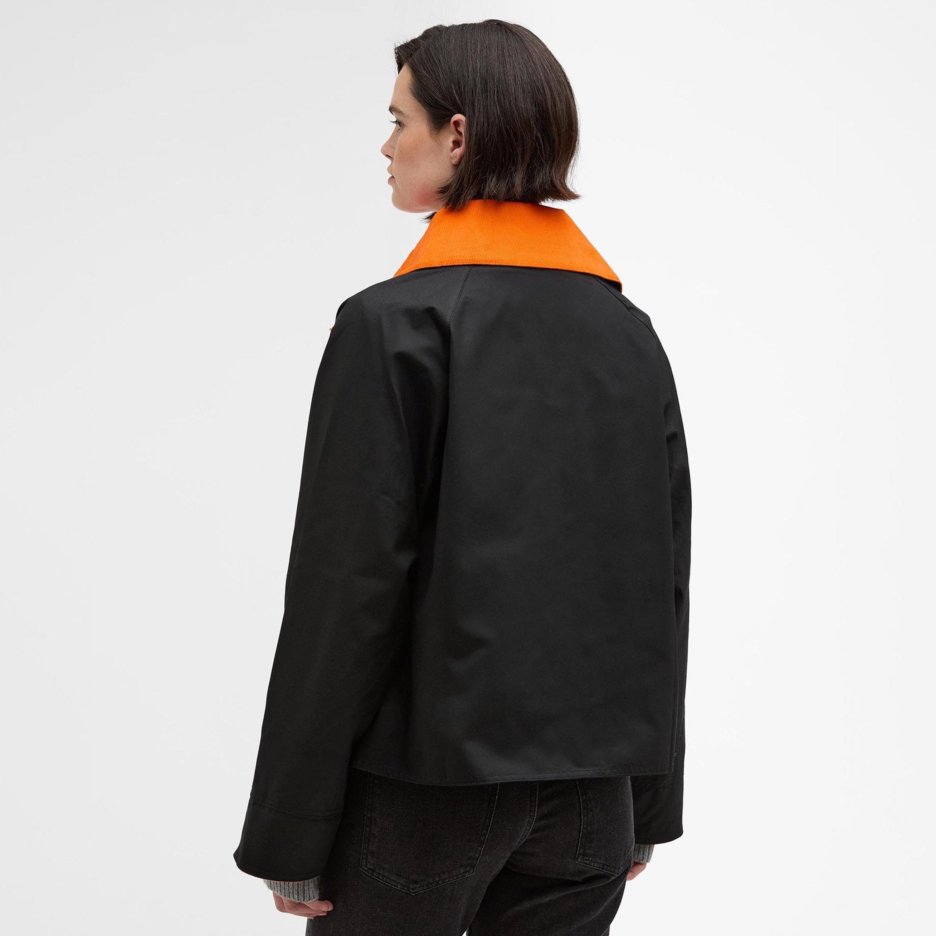 Black/Classic - Barbour - Icons Spey Waxed Jacket - 3