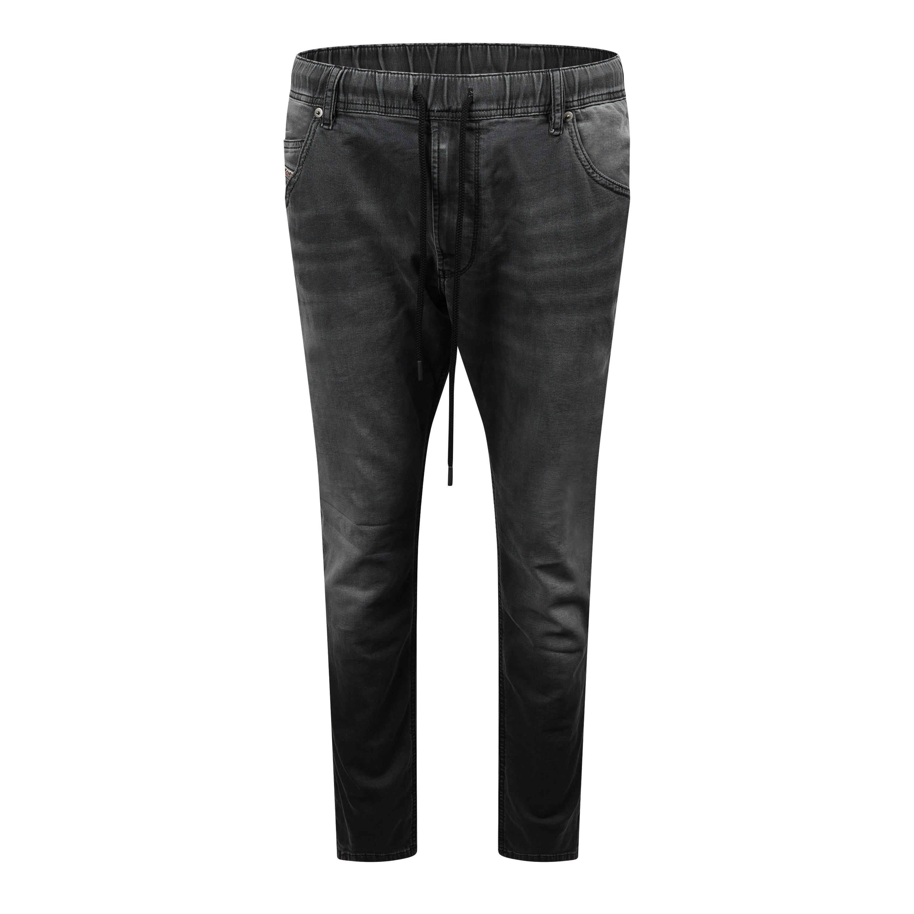 Diesel Men's Krooley-Ne Sweat Tapered Jeans - Black/Grey De - 32W R