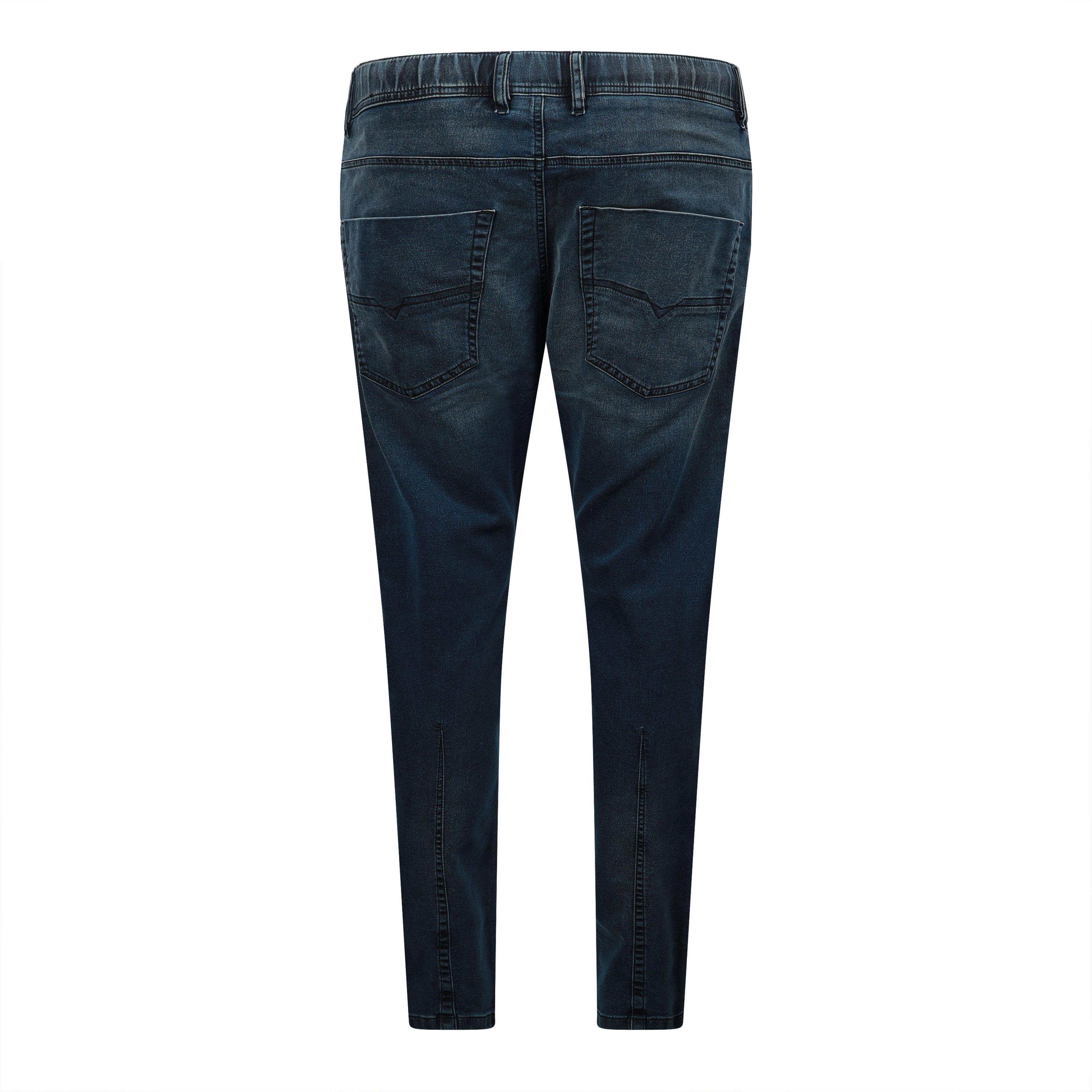 Blue Denim - Diesel - Men's Krooley-Ne Sweat Tapered Jeans - 2