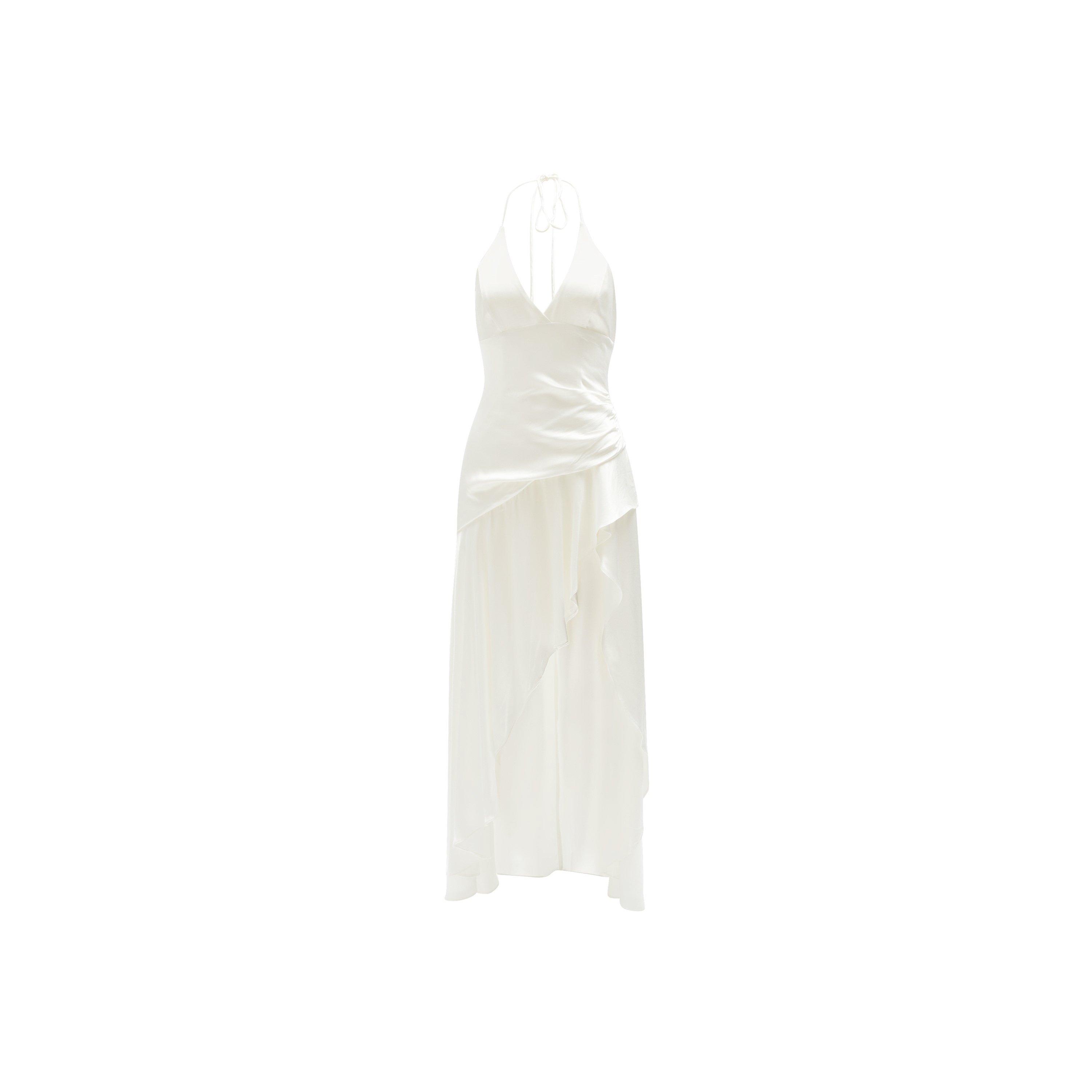 Orchid Wht - Bardot - Women's Sorella Slinky Dress - 1