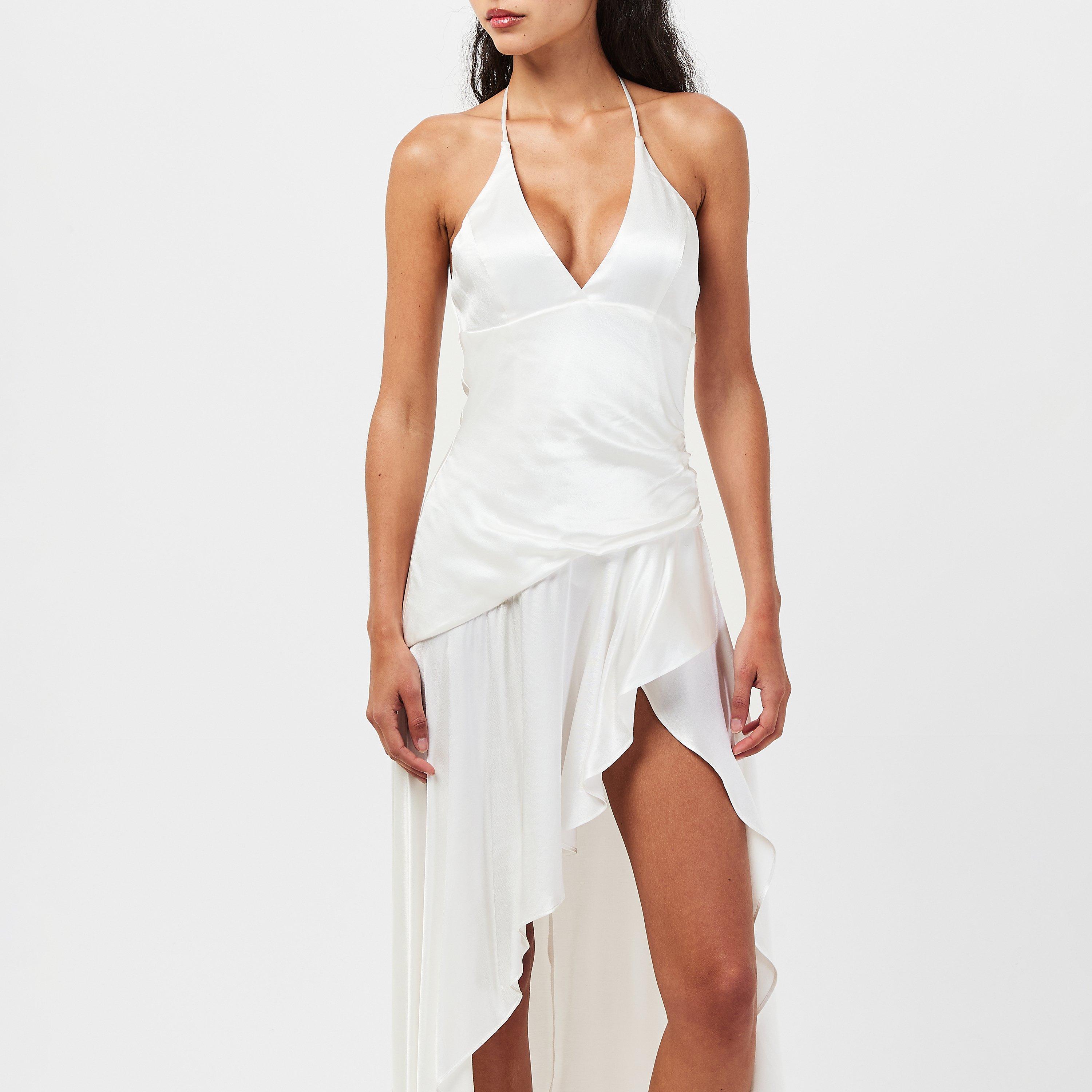 Orchid Wht - Bardot - Women's Sorella Slinky Dress - 3