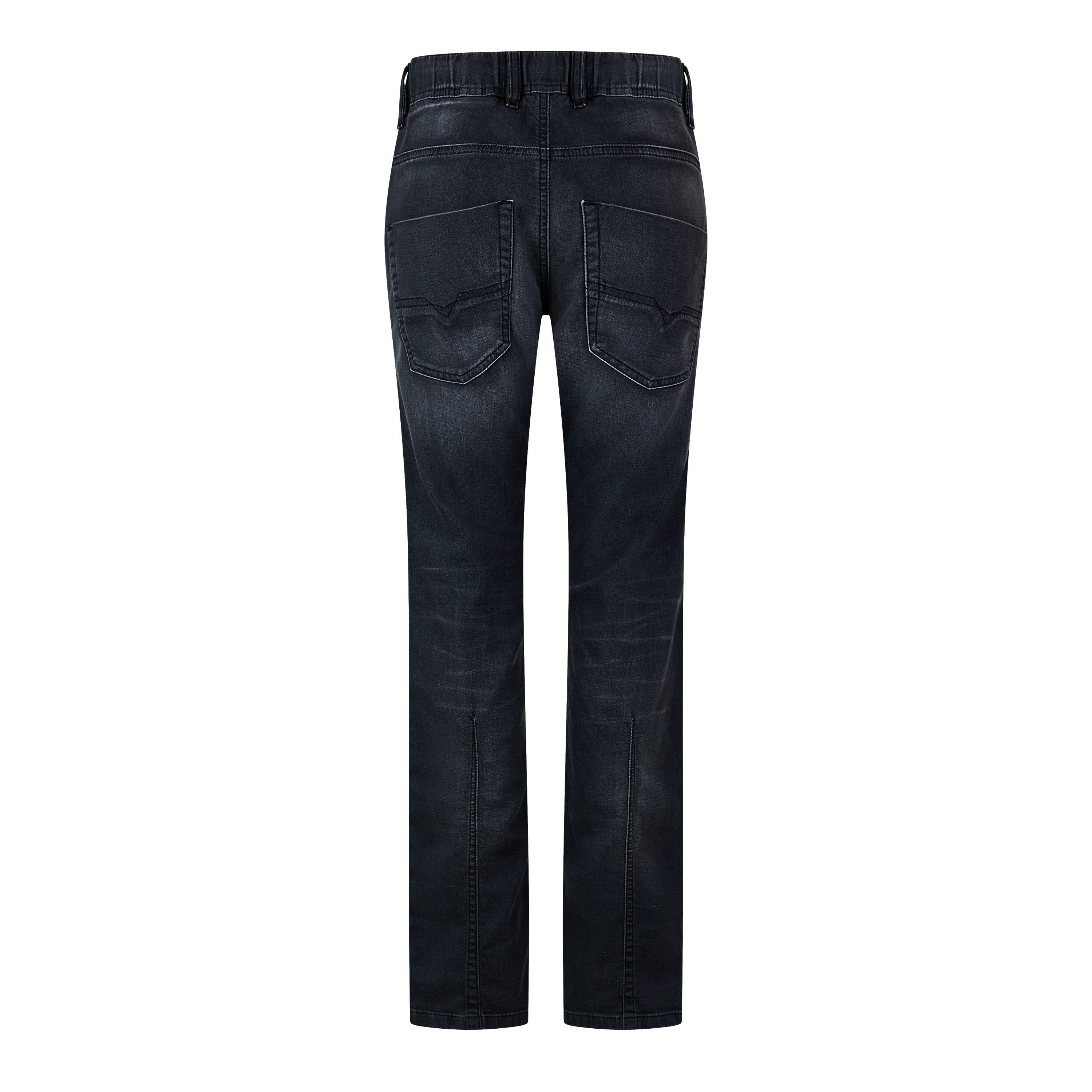 Black/Grey De - Diesel - Men's Krooley-Ne Sweat Tapered Jeans - 2